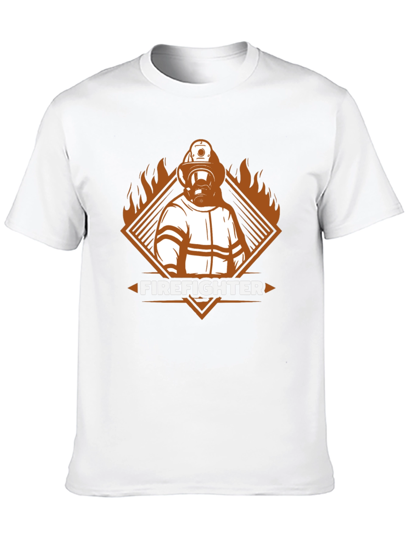 Firefighter Graphic Tee - Heroic Design T-Shirt