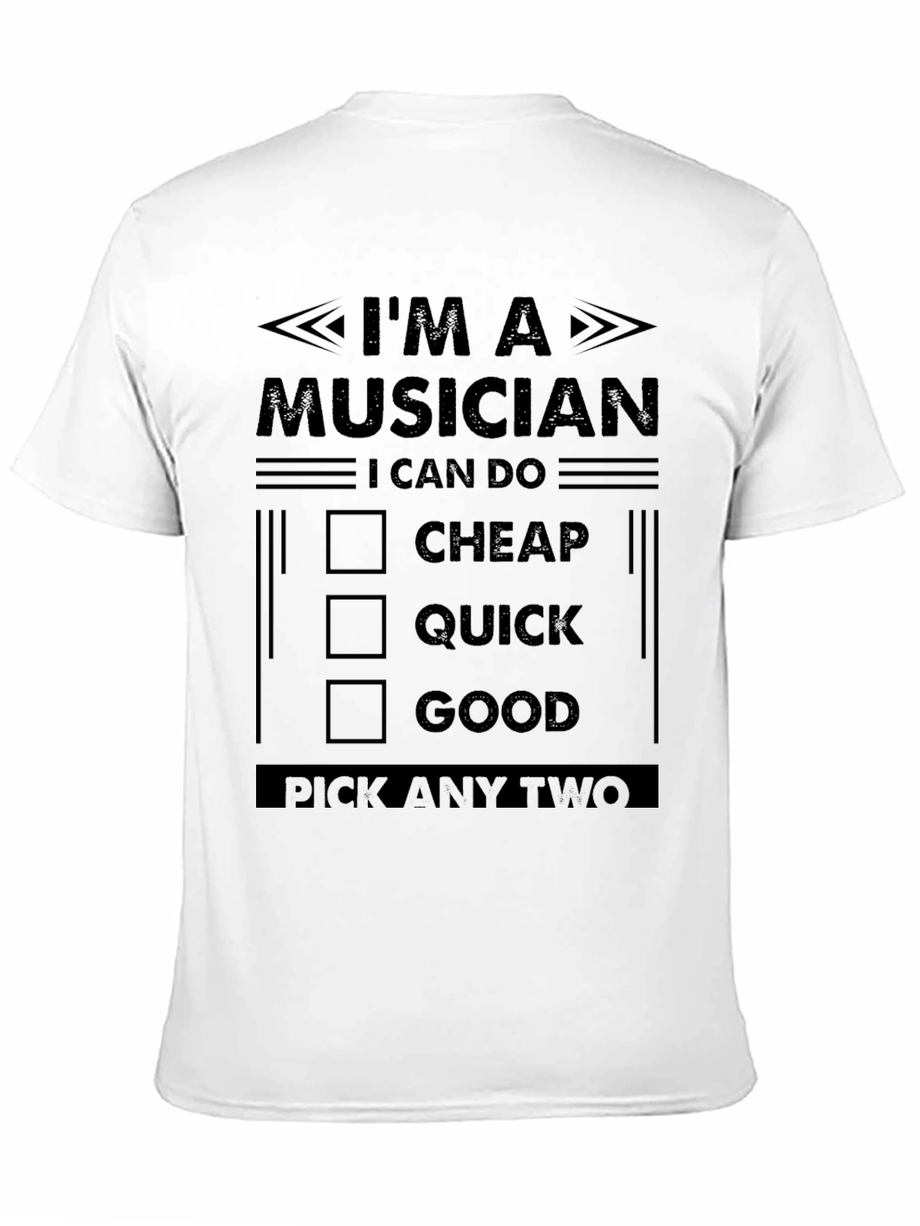 Musician Pick Two Funny T-Shirt