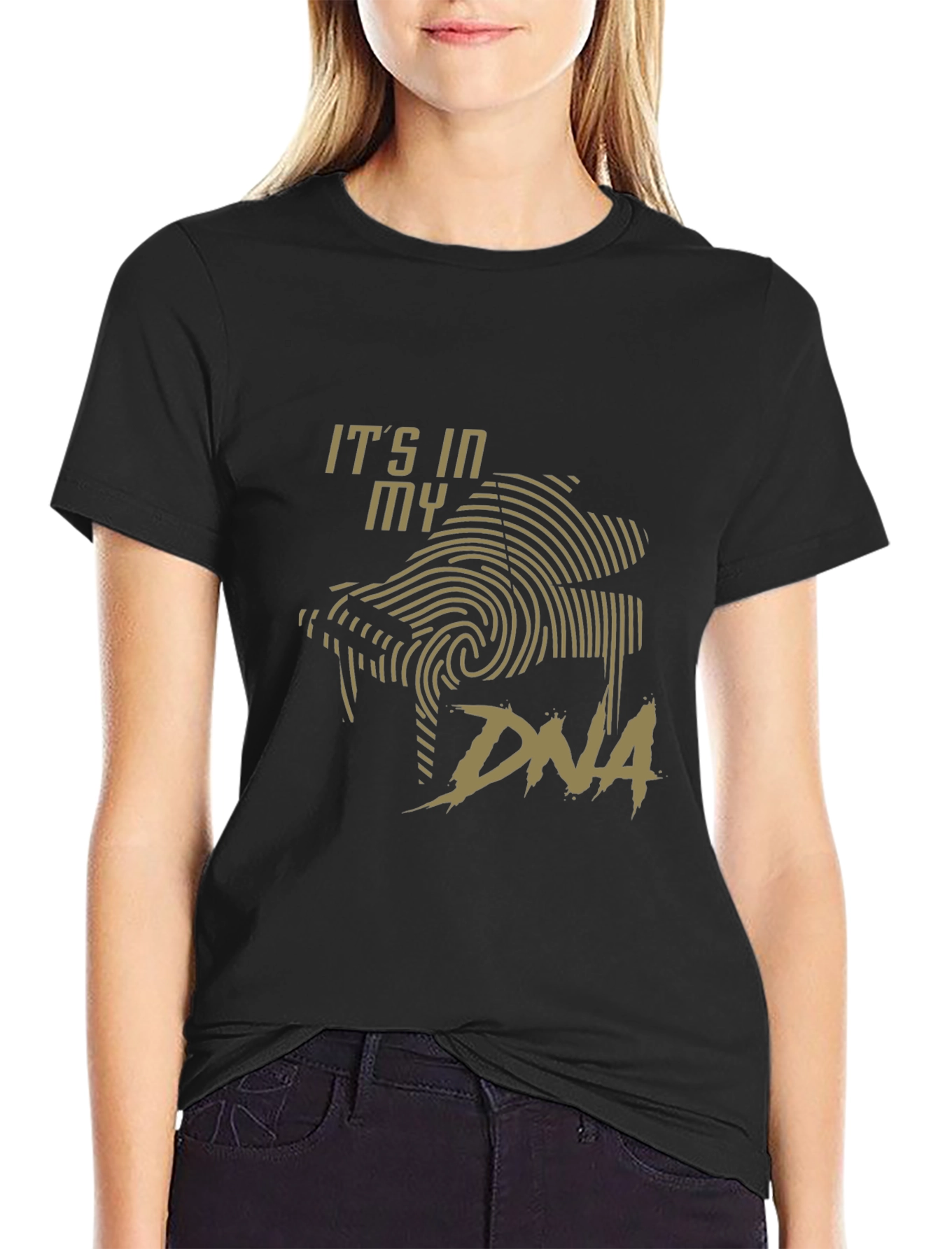 Its In My DNA Snake Graphic T-Shirt