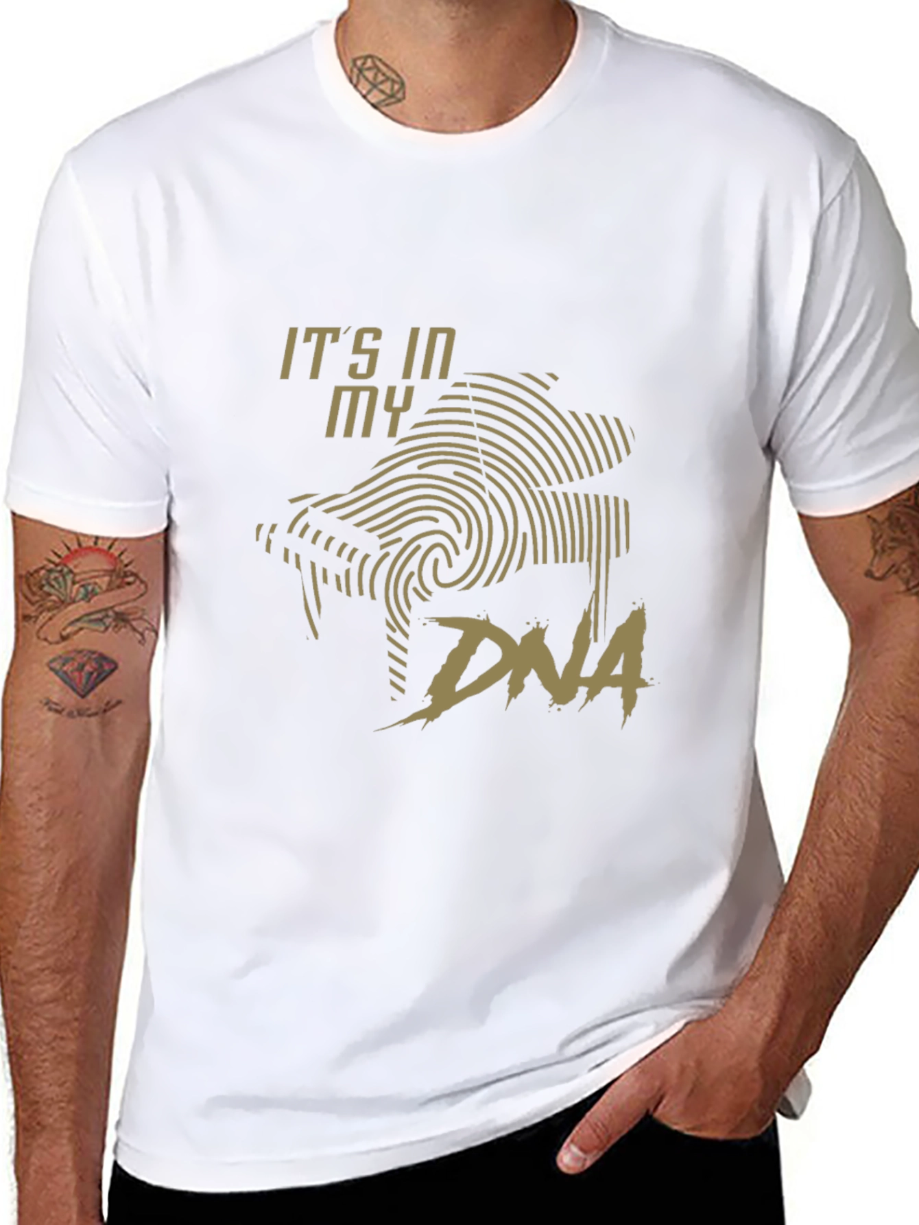 Its In My DNA Snake Graphic T-Shirt