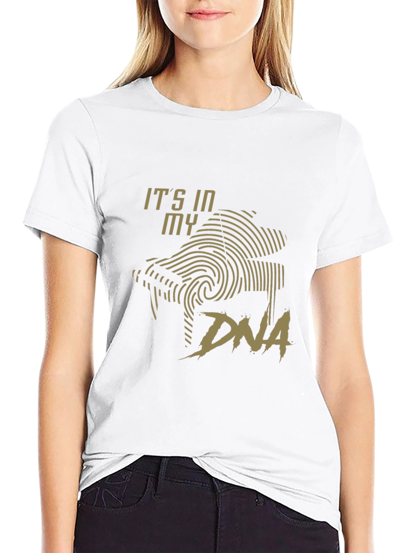 Its In My DNA Snake Graphic T-Shirt