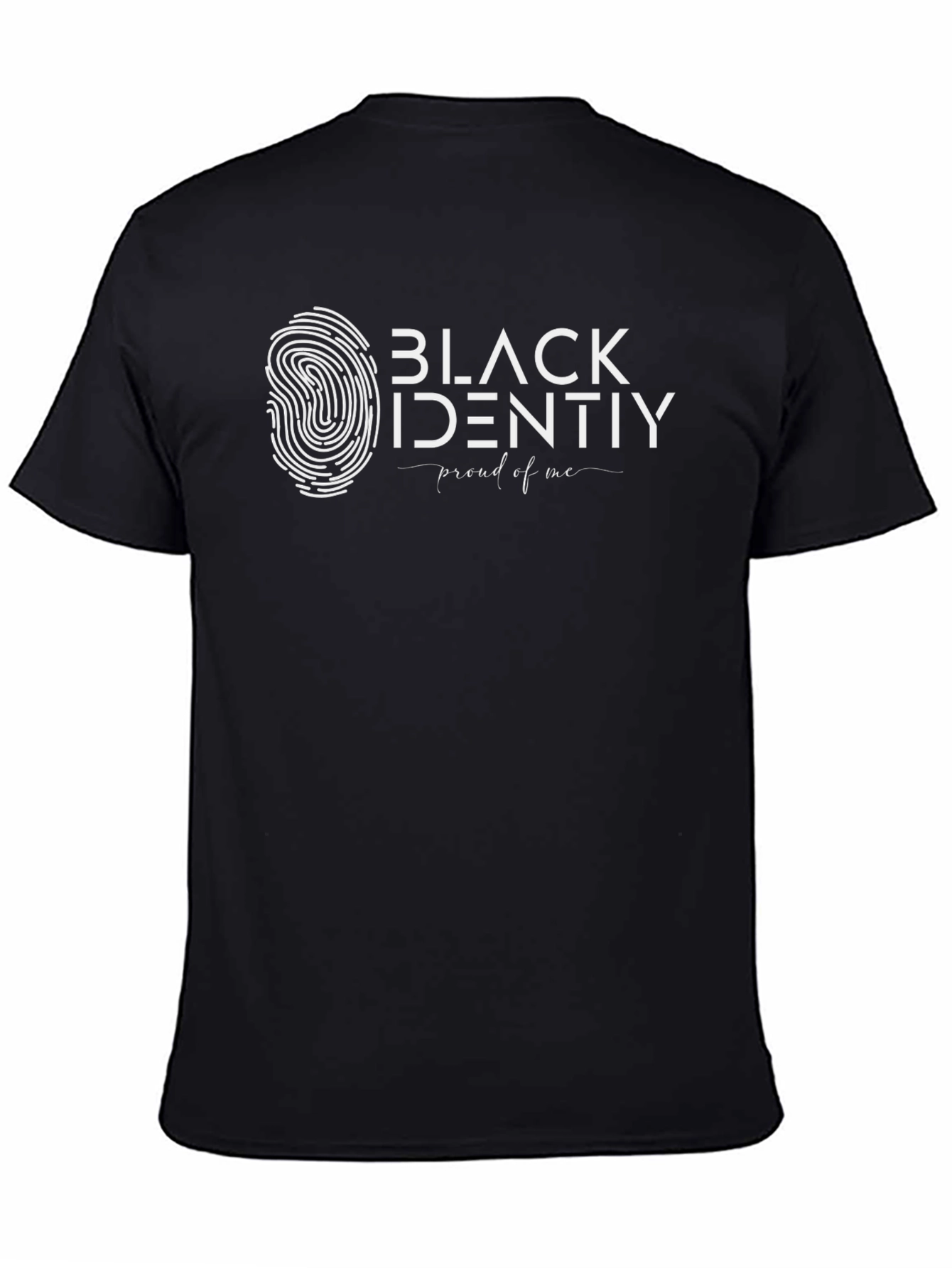 Black Identity Graphic Tee - Proud of Me