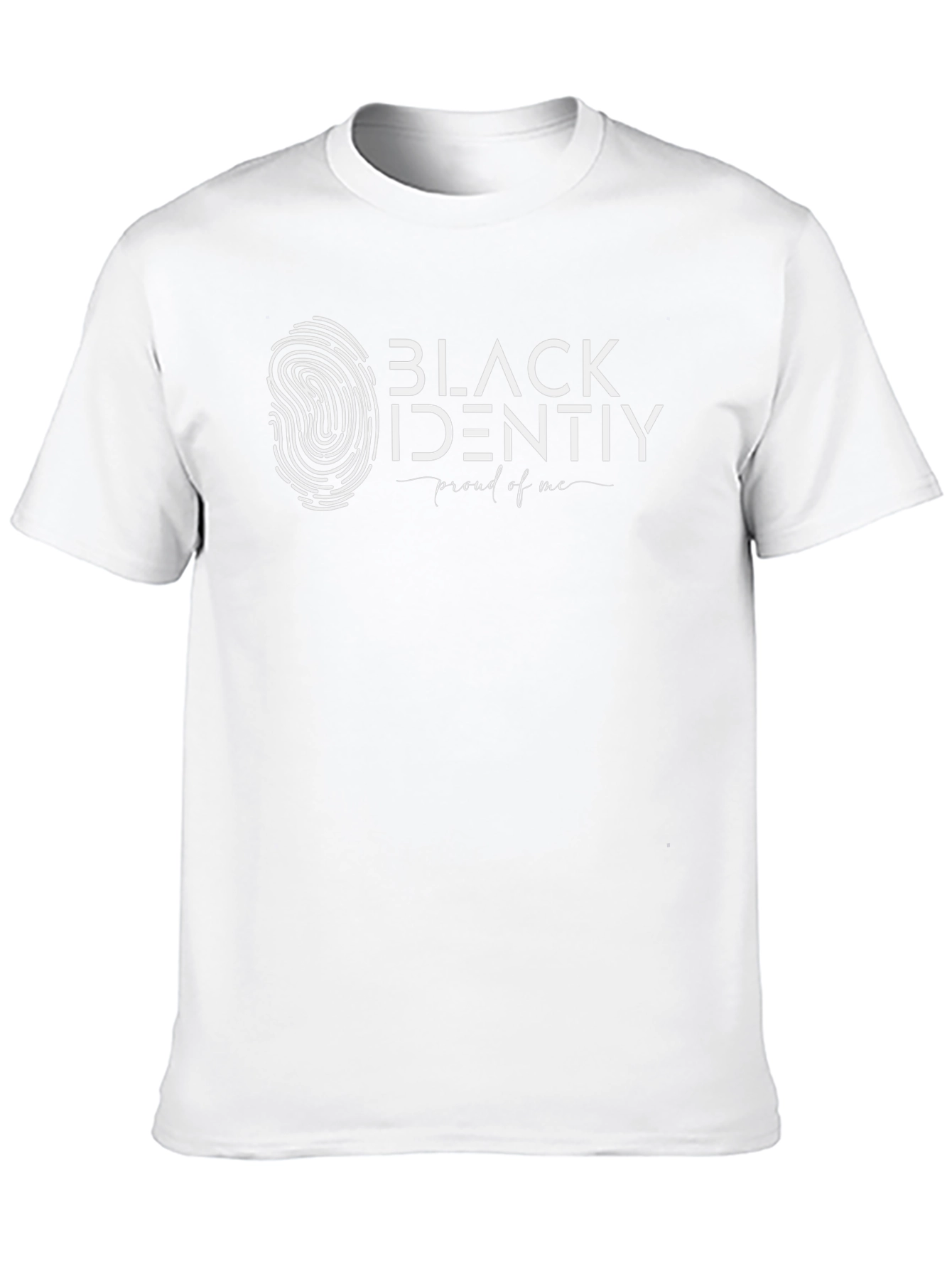 Black Identity Graphic Tee - Proud of Me