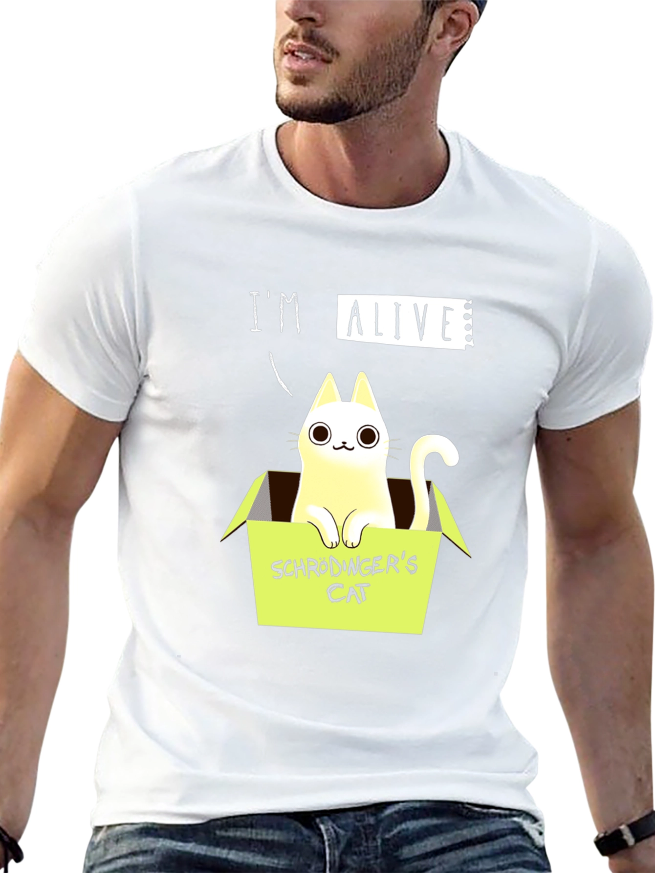 Schrödingers Cat T-Shirt - Im Alive!