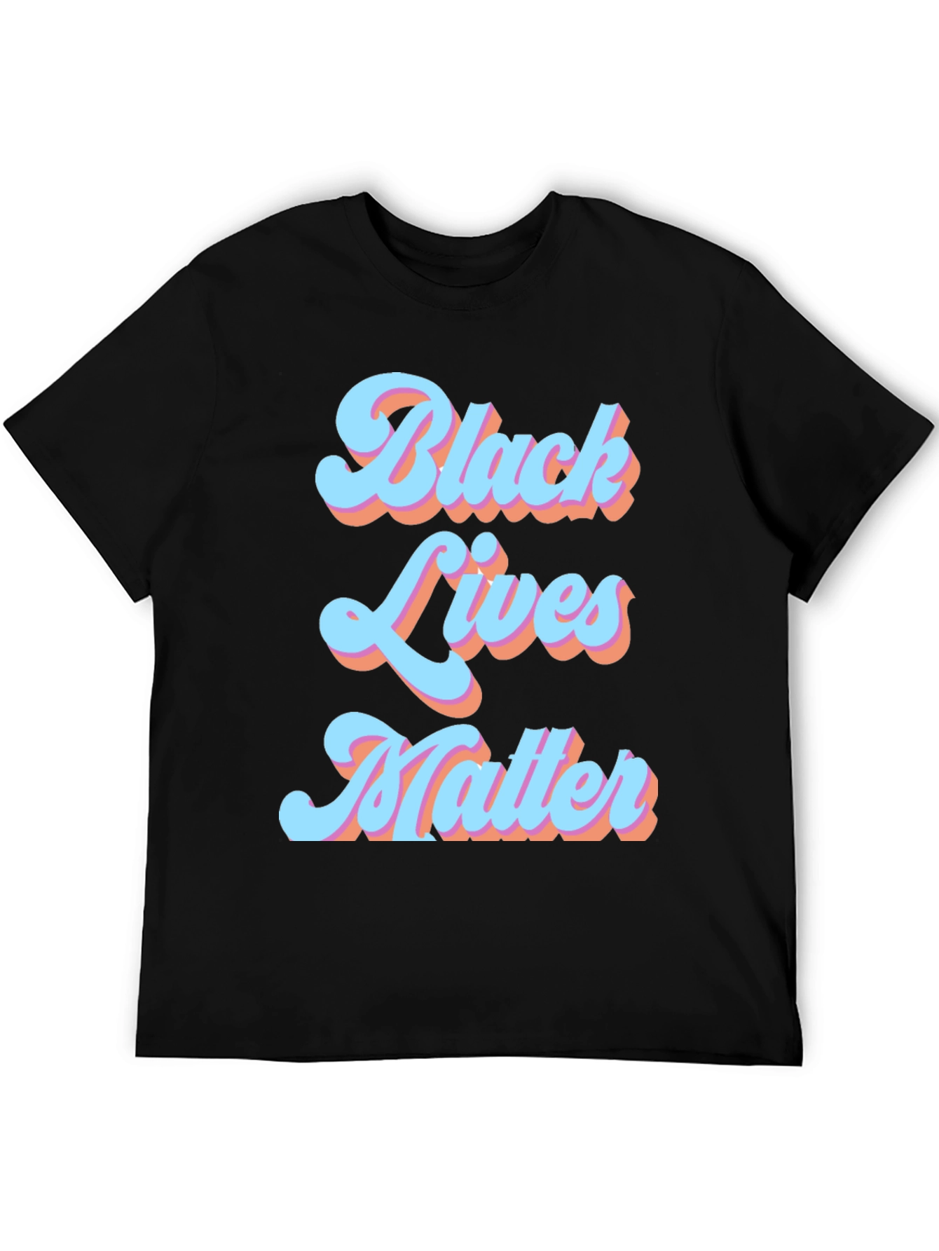 Black Lives Matter Graphic Tee - Retro Design