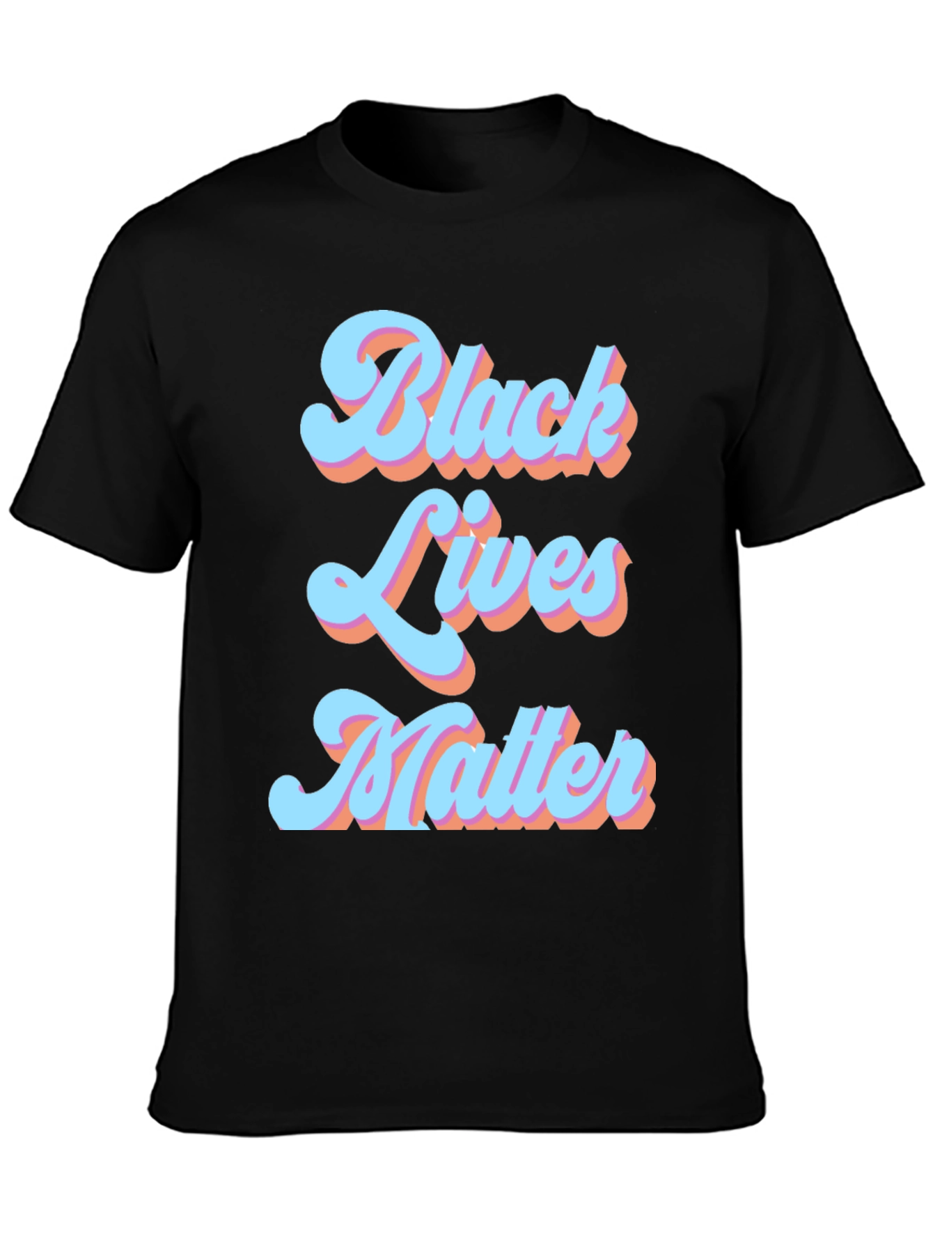 Black Lives Matter Graphic Tee - Retro Design