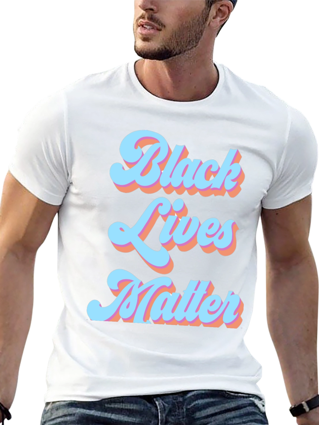 Black Lives Matter Graphic Tee - Retro Design