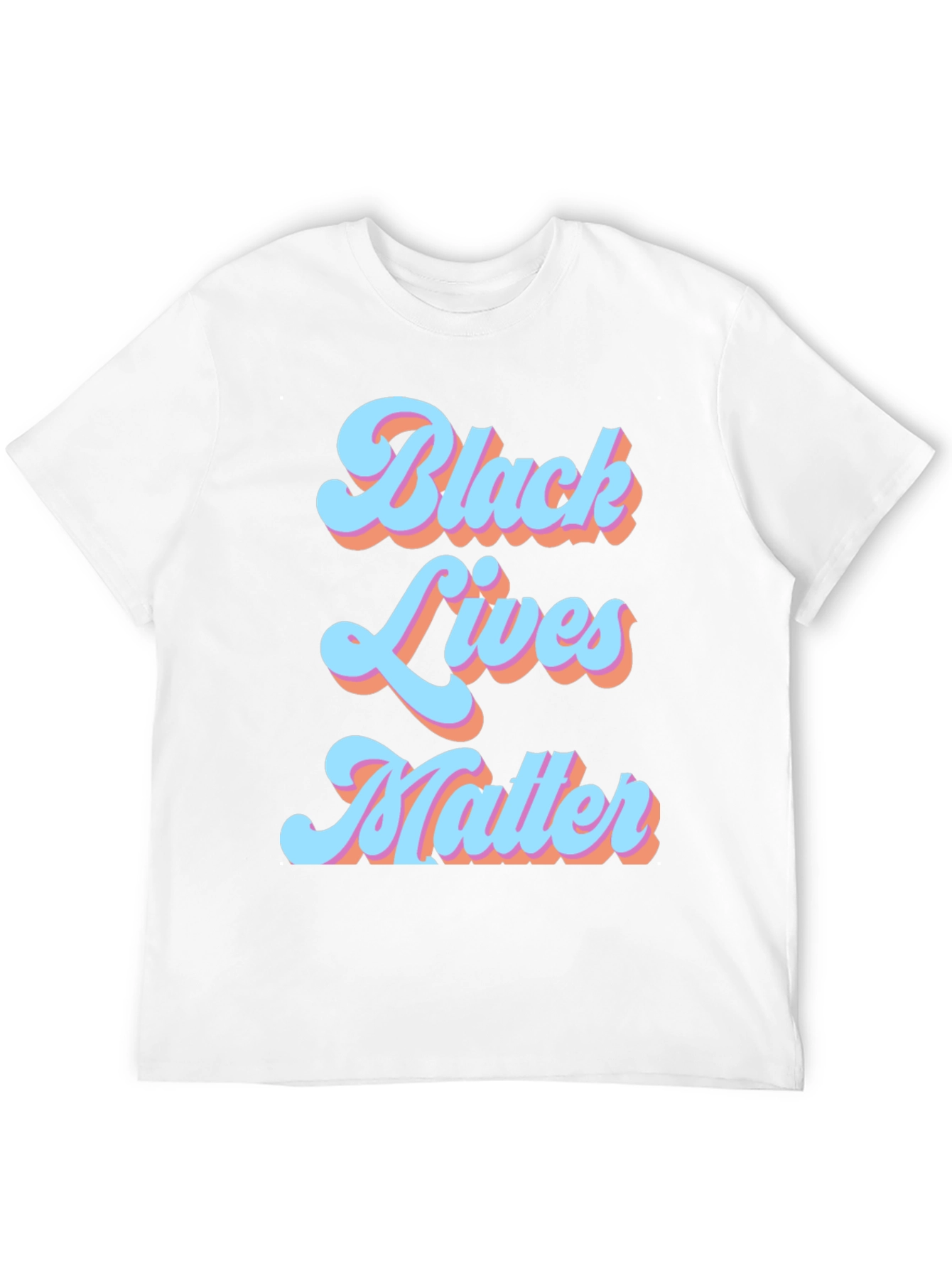Black Lives Matter Graphic Tee - Retro Design
