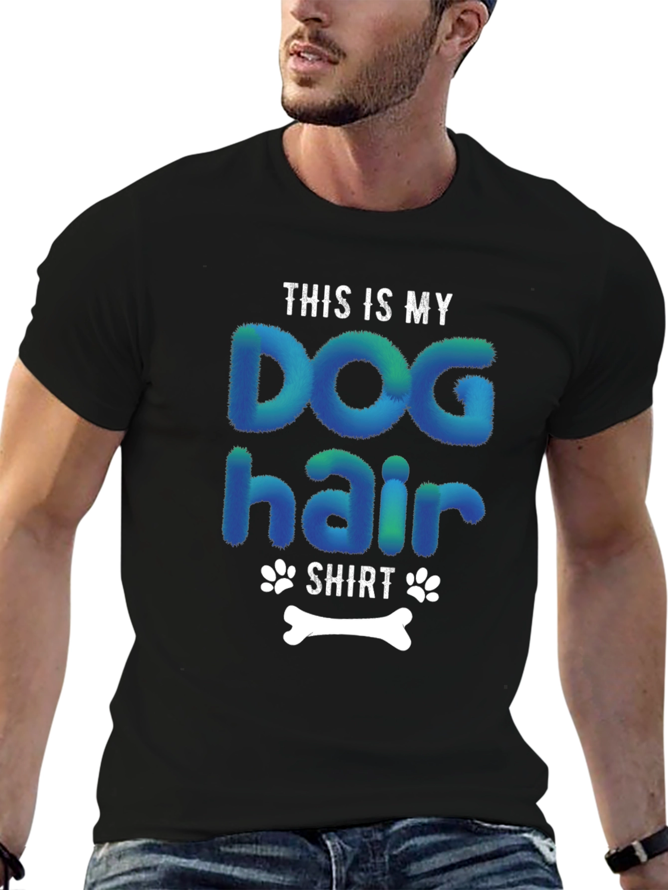Dog Hair Shirt - Humorous Pet Lover Tee