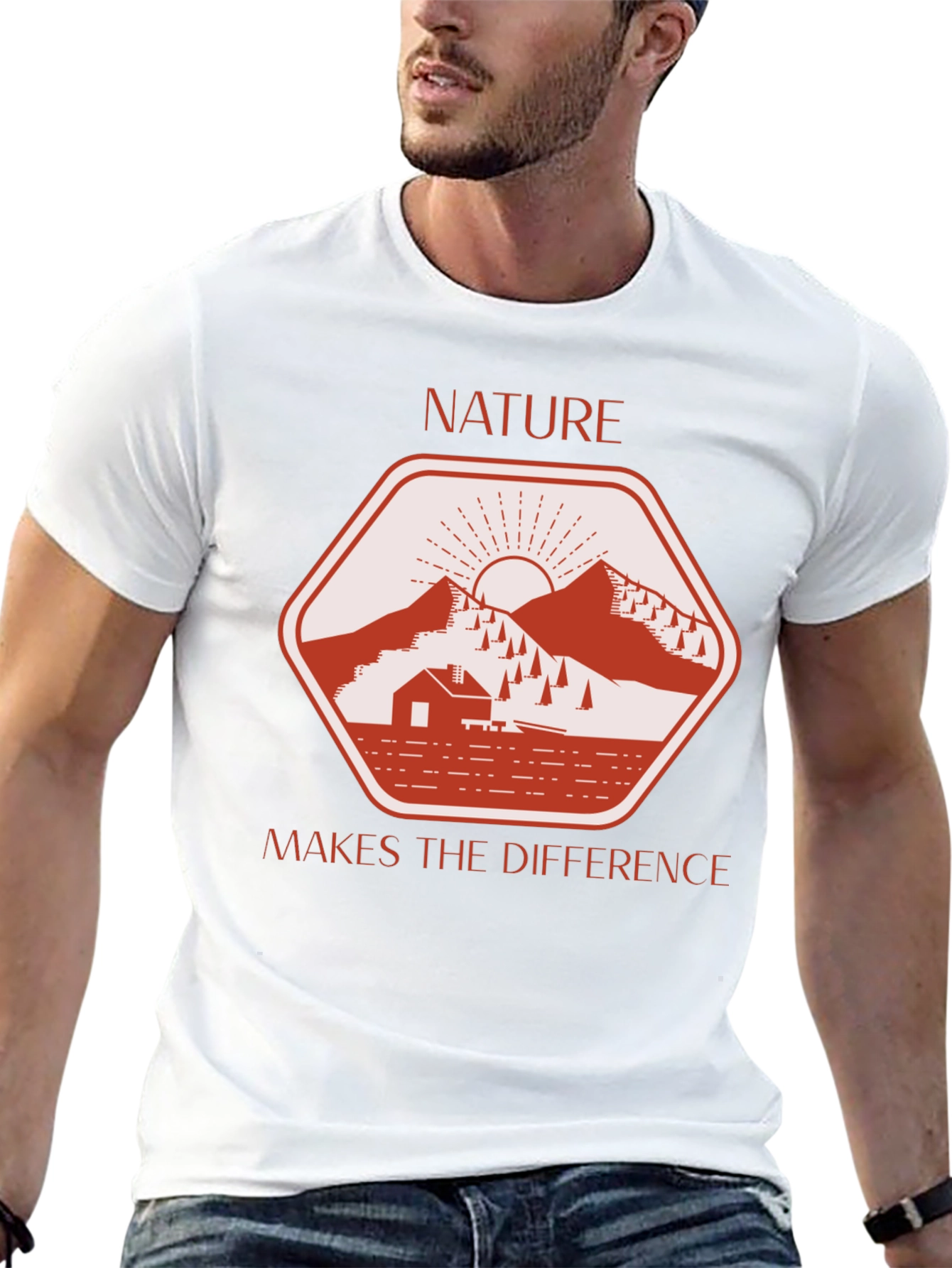 Nature Makes the Difference Graphic T-Shirt