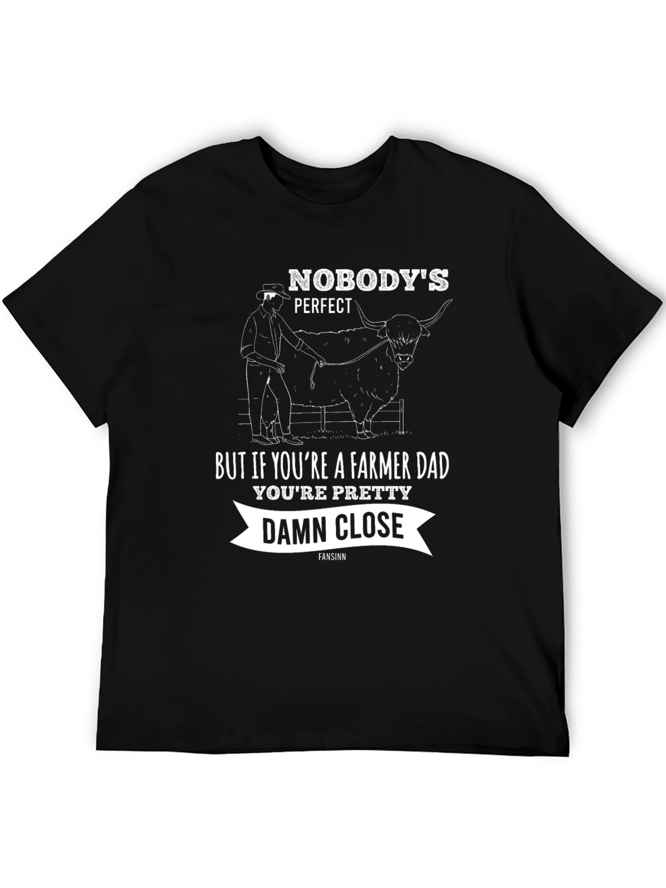 Farmer Dad Graphic Tee - Novelty Gift