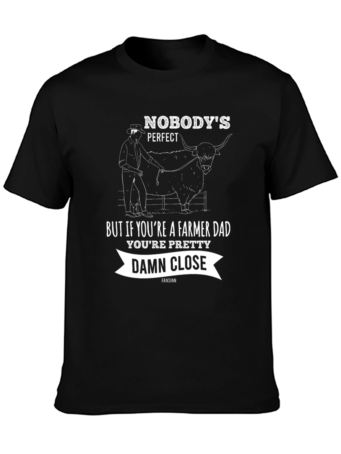 Farmer Dad Graphic Tee - Novelty Gift