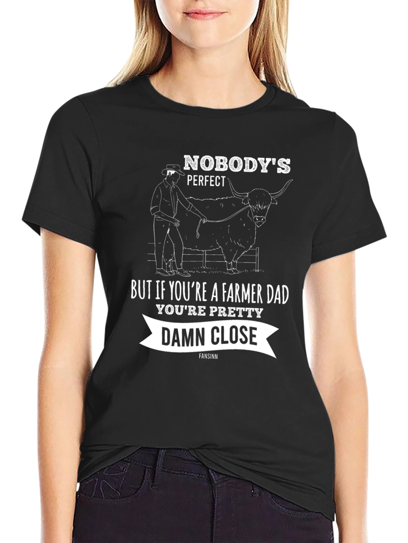 Farmer Dad Graphic Tee - Novelty Gift