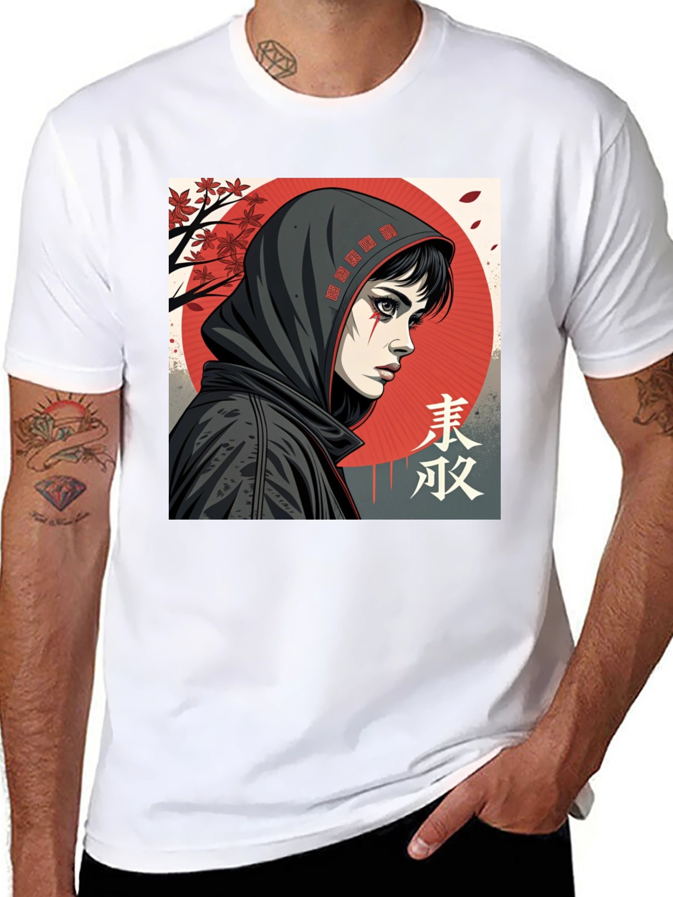 Hooded Samurai T-Shirt