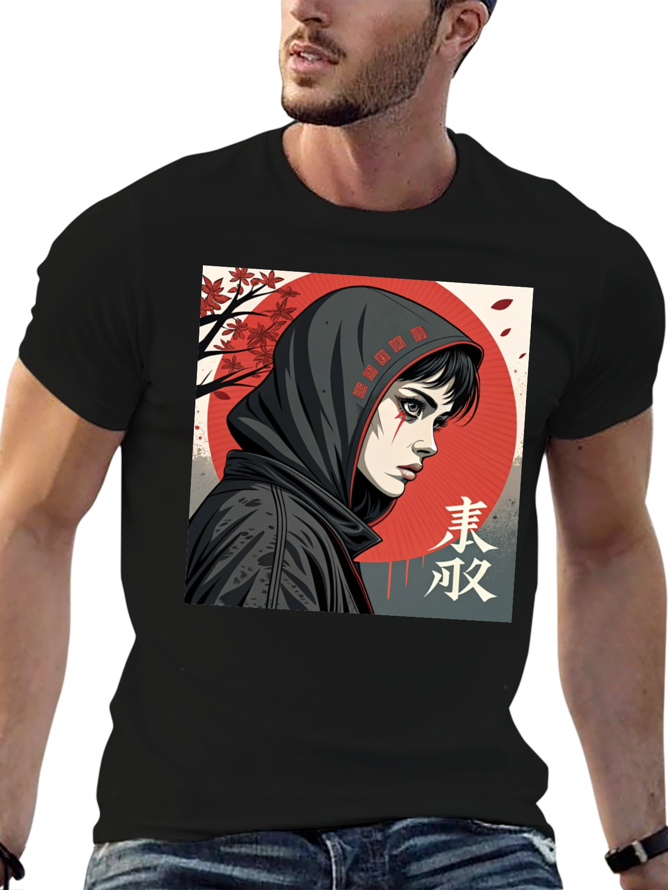 Hooded Samurai T-Shirt