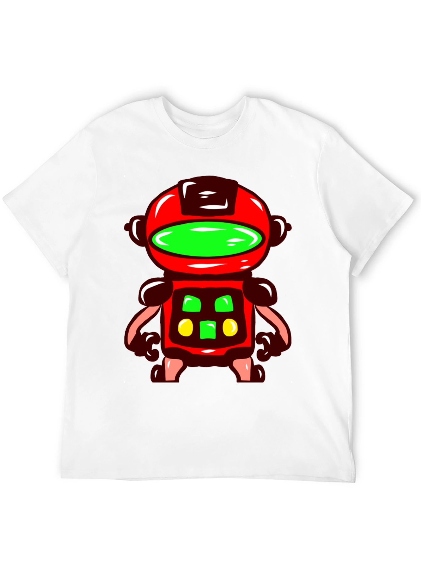 Robot Graphic T-Shirt - Bold and Fun Design
