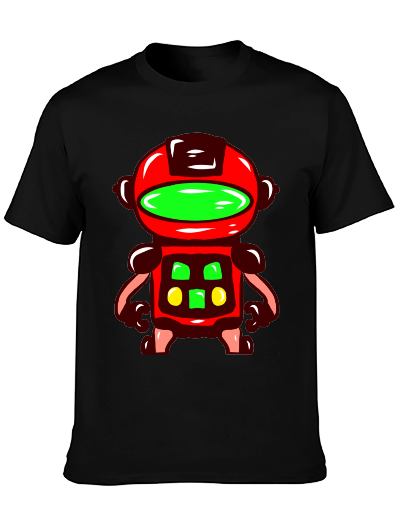 Robot Graphic T-Shirt - Bold and Fun Design