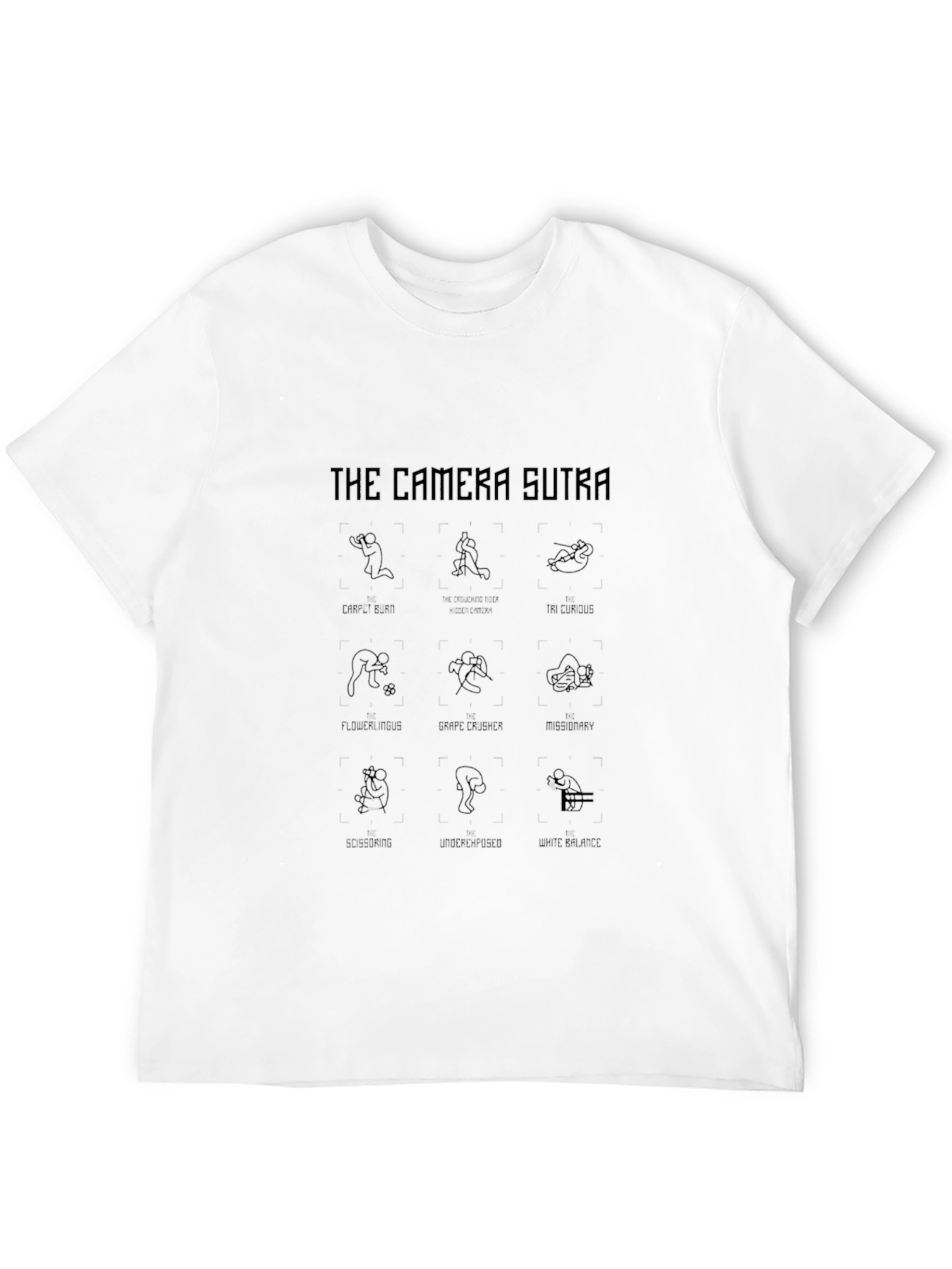 The Camera Sutra Black T-Shirt