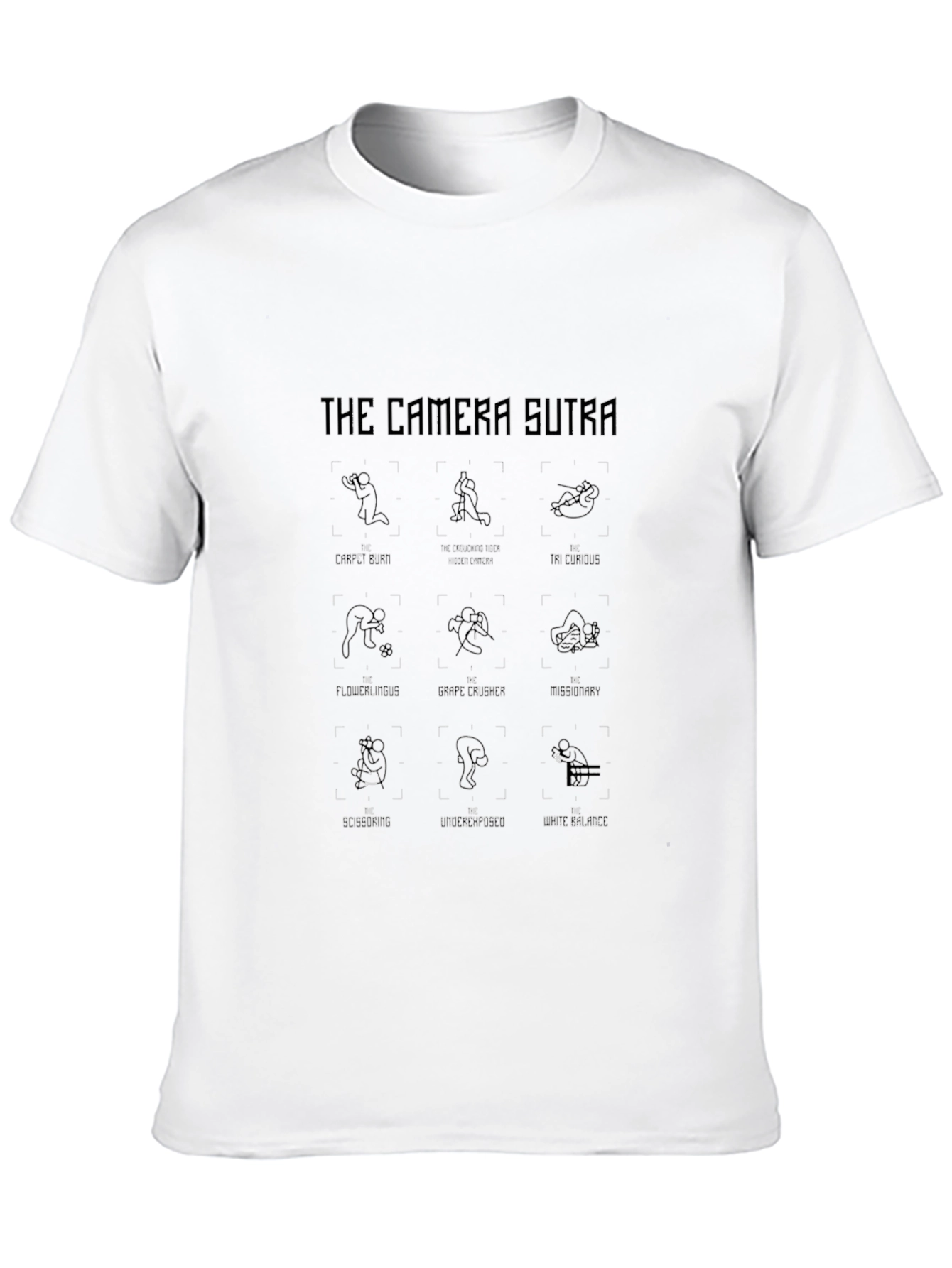 The Camera Sutra Black T-Shirt