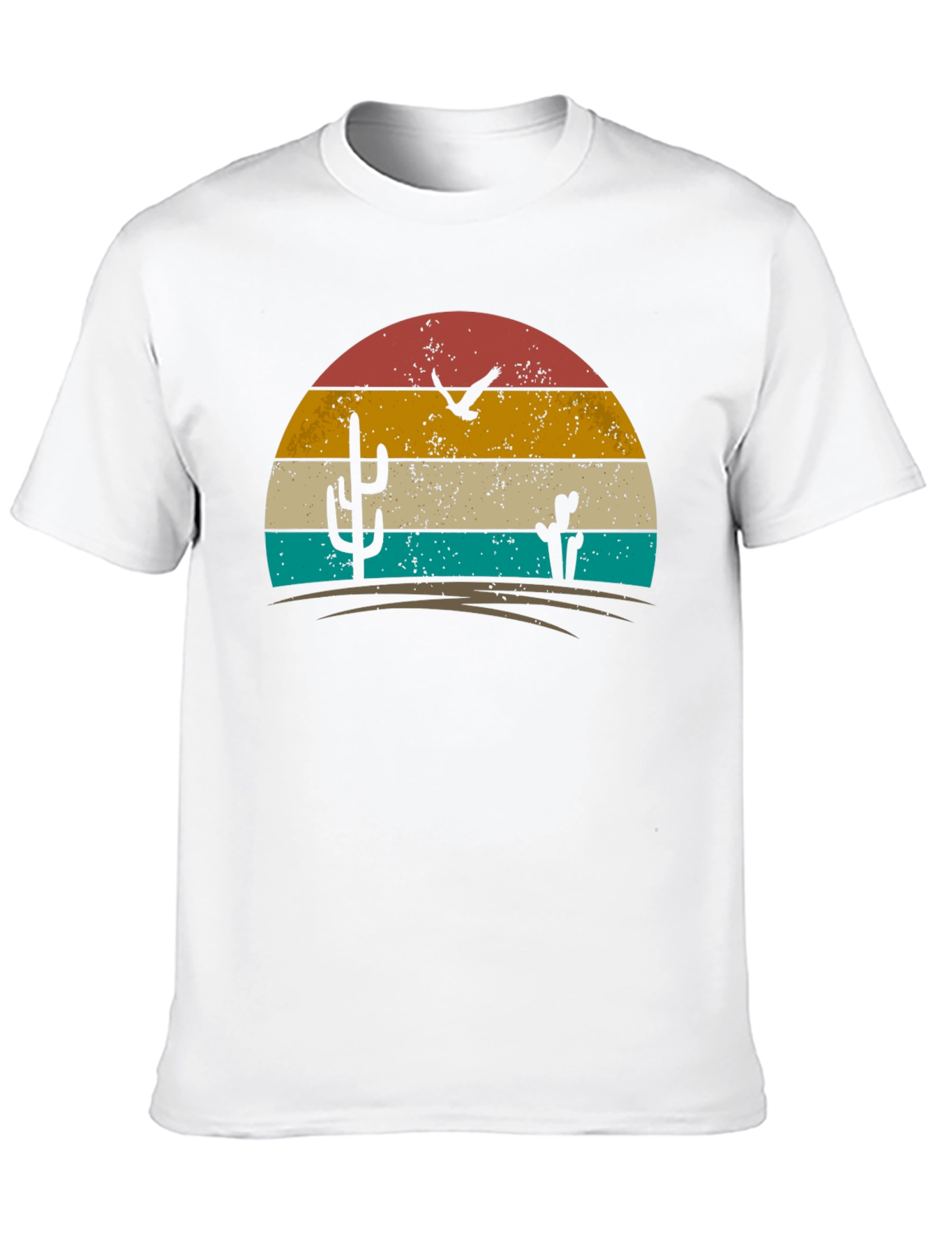 Retro Desert Sunset Graphic Tee