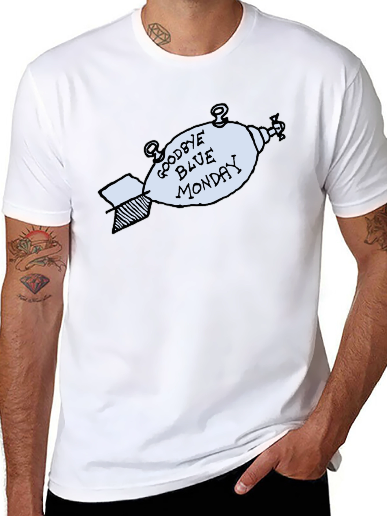 Goodbye Blue Monday Bomb Graphic T-Shirt