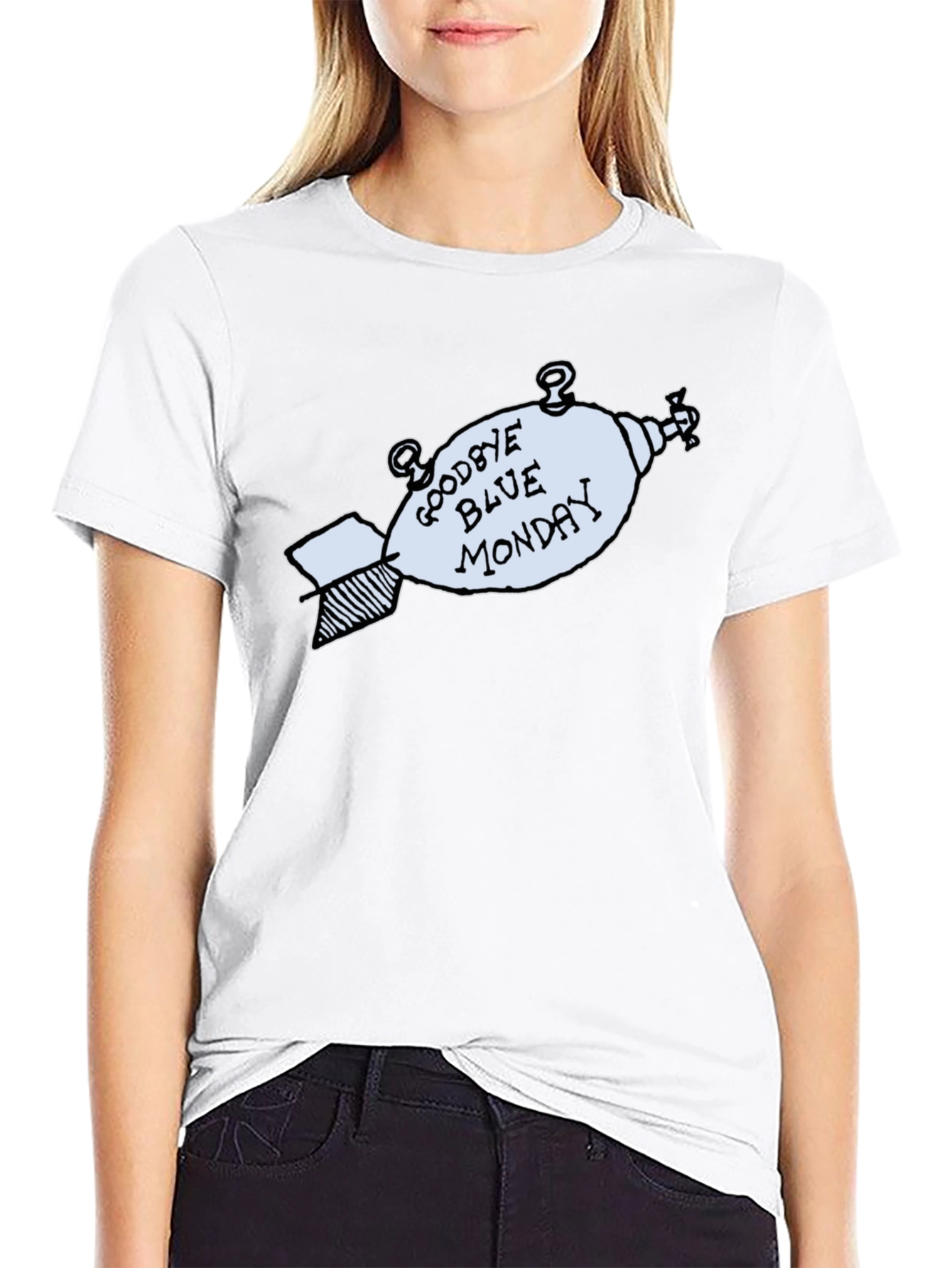 Goodbye Blue Monday Bomb Graphic T-Shirt