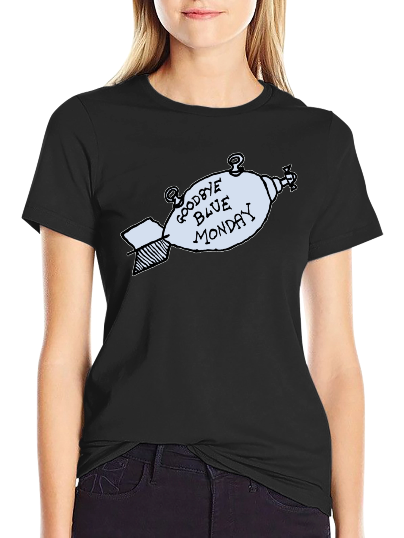 Goodbye Blue Monday Bomb Graphic T-Shirt