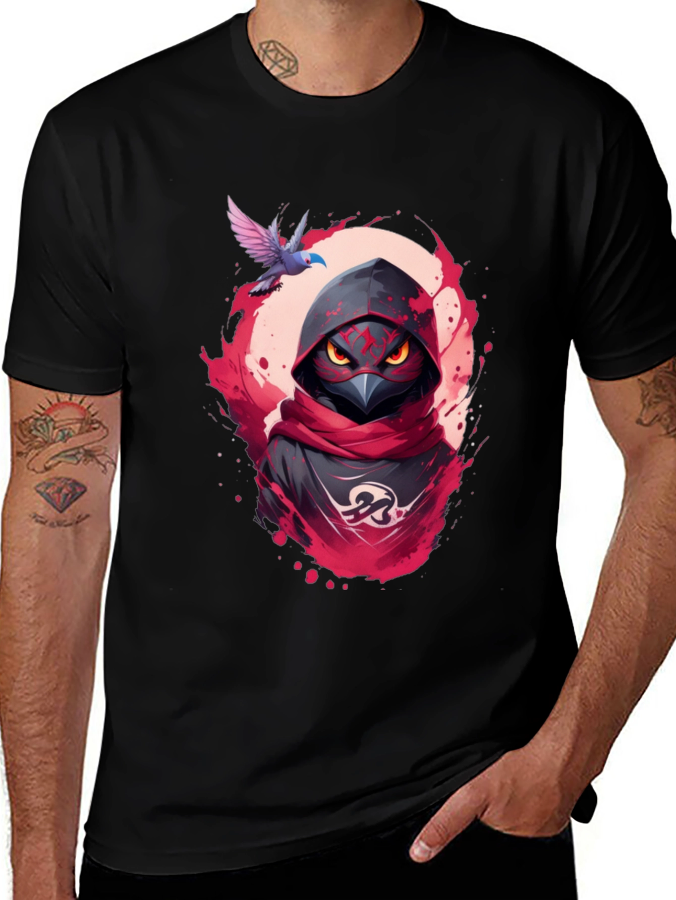 Raven Ninja Graphic Tee