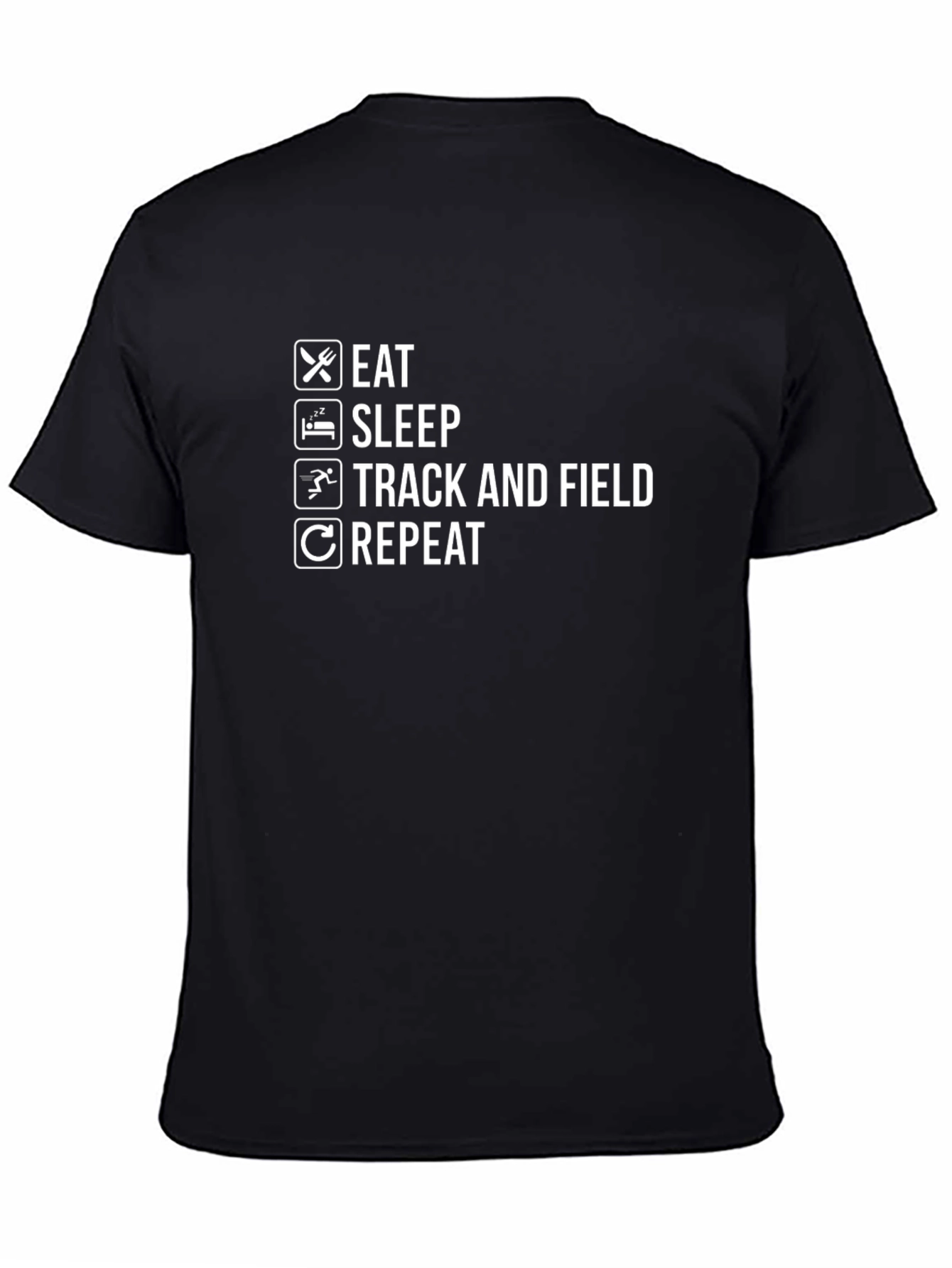 Eat Sleep Track and Field Repeat T-Shirt