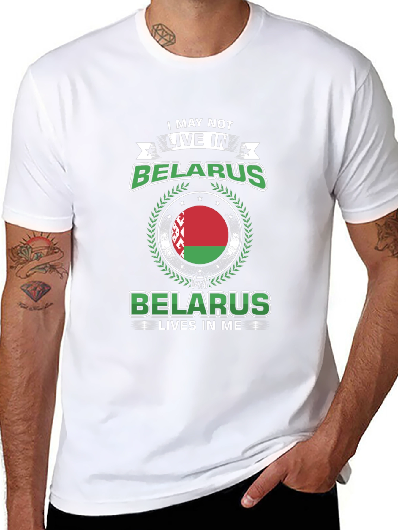 Belarus Pride T-Shirt - Country Flag Graphic Tee