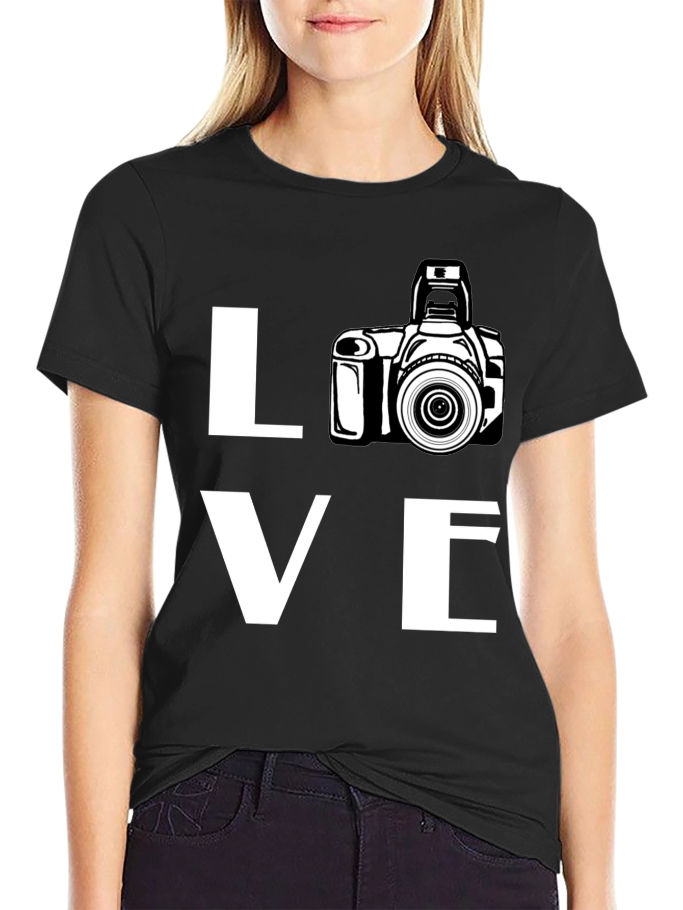 Love Photography T-Shirt - Unisex Black Tee