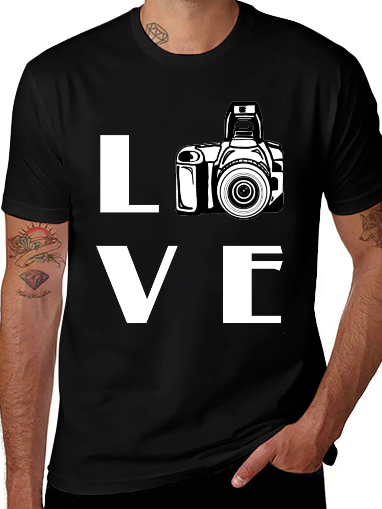 Love Photography T-Shirt - Unisex Black Tee