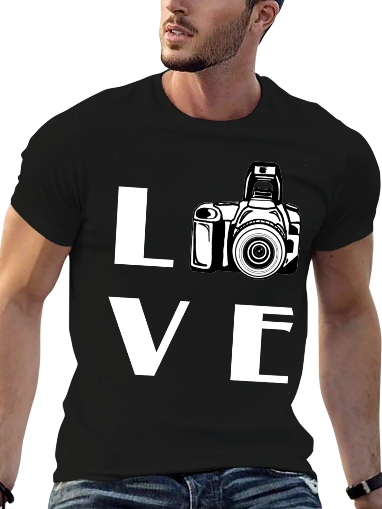 Love Photography T-Shirt - Unisex Black Tee