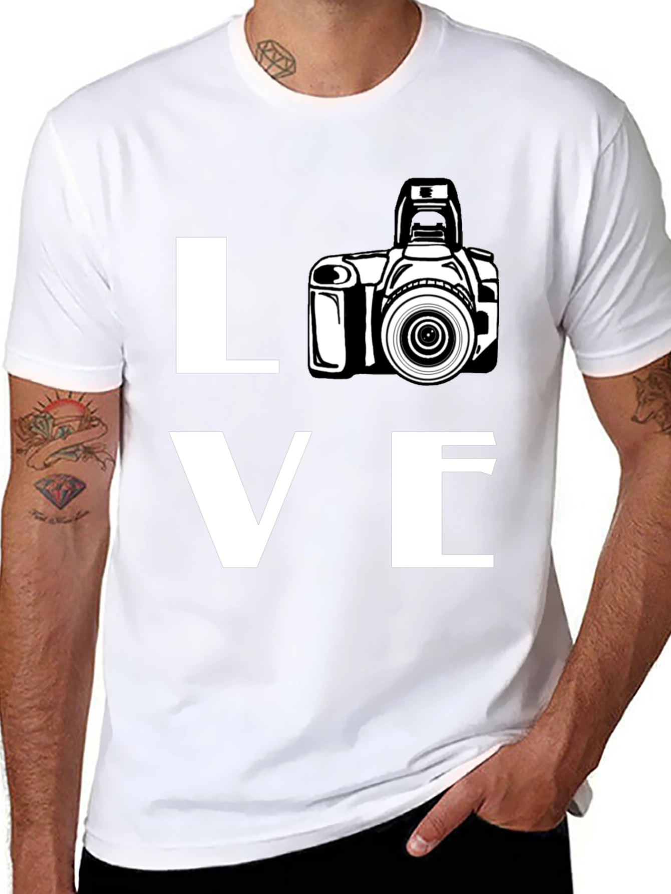 Love Photography T-Shirt - Unisex Black Tee