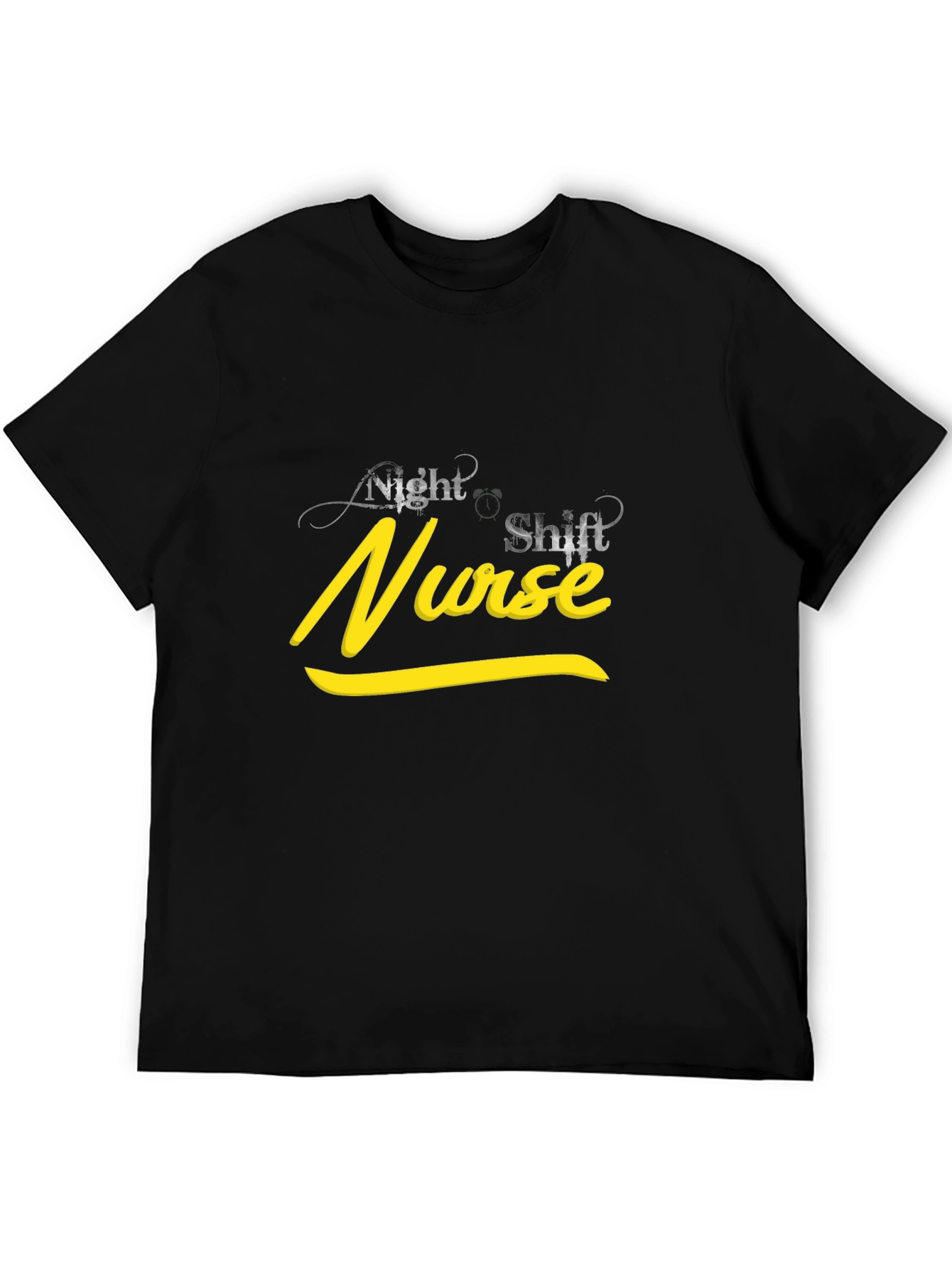 Night Shift Nurse Black T-Shirt