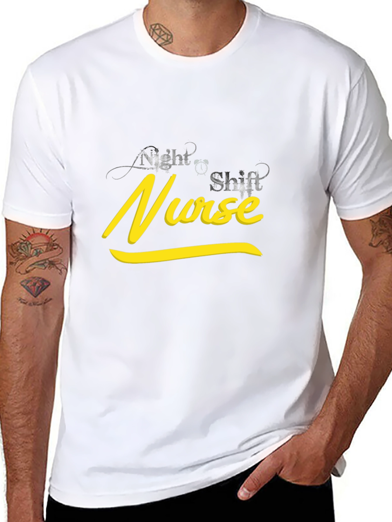 Night Shift Nurse Black T-Shirt