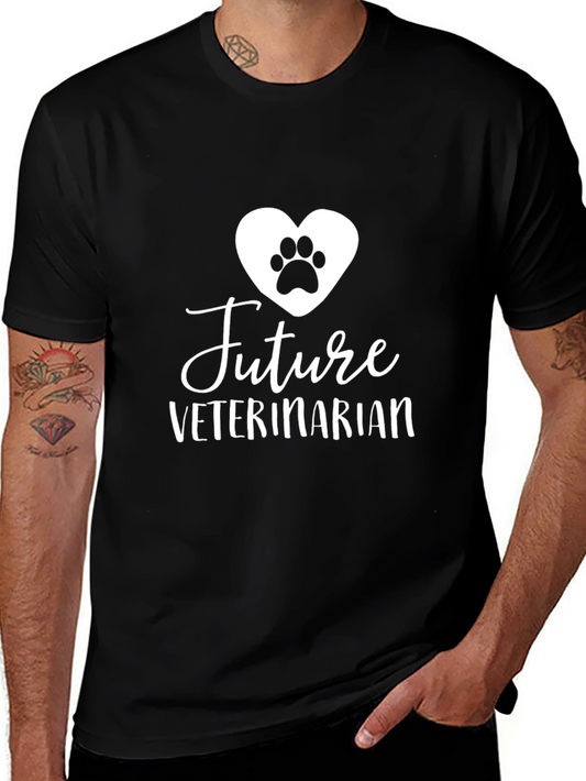 Future Veterinarian T-Shirt - Unisex Black Tee