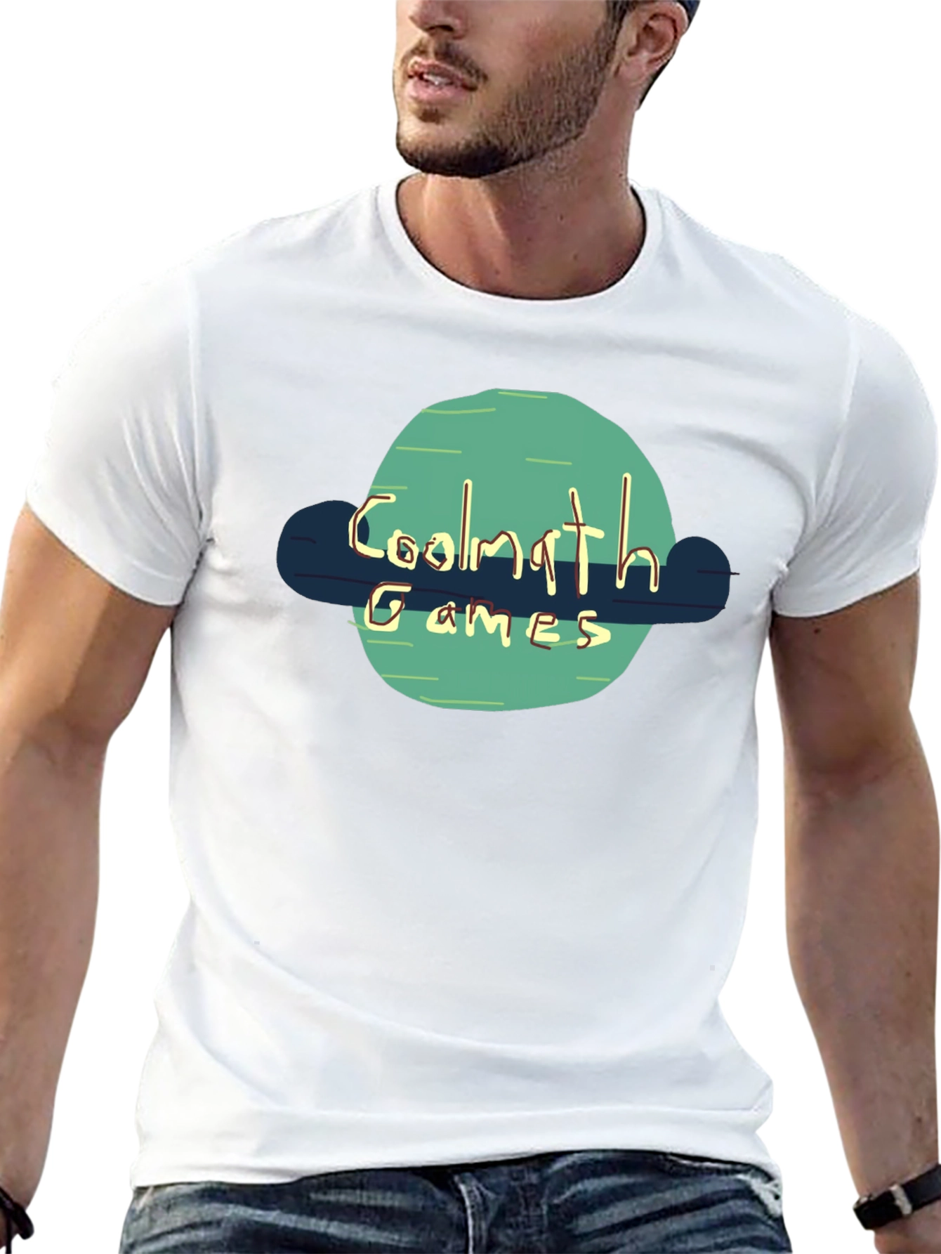 Coolmath Games Black T-Shirt Fun Casual Wear