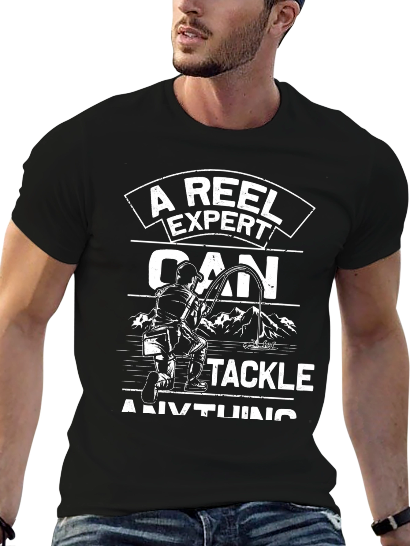 A Reel Expert T-Shirt Fishing Humor Tee