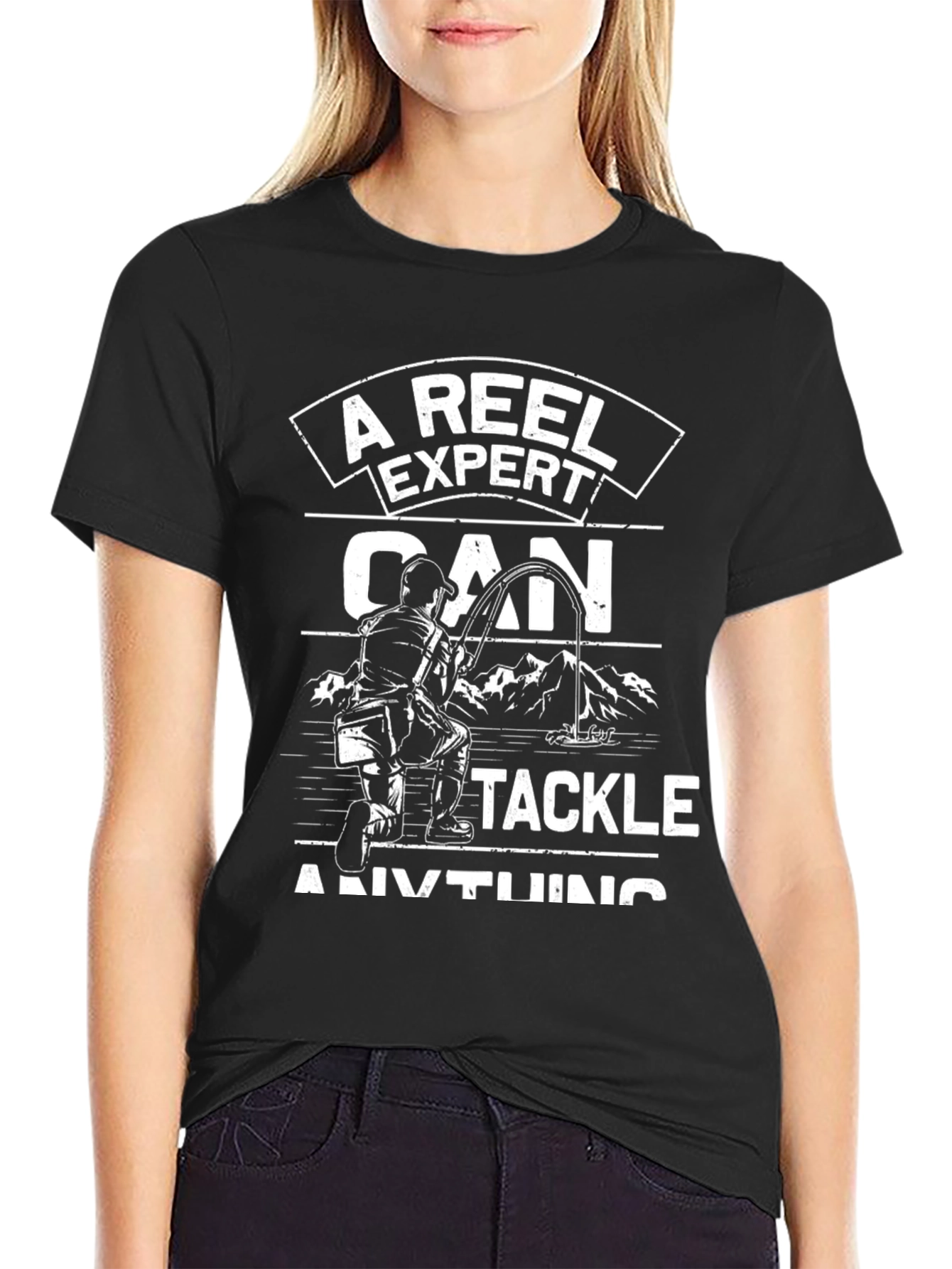 A Reel Expert T-Shirt Fishing Humor Tee