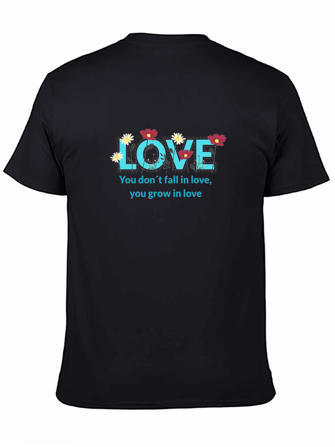 Love Grows T-Shirt - Floral Design