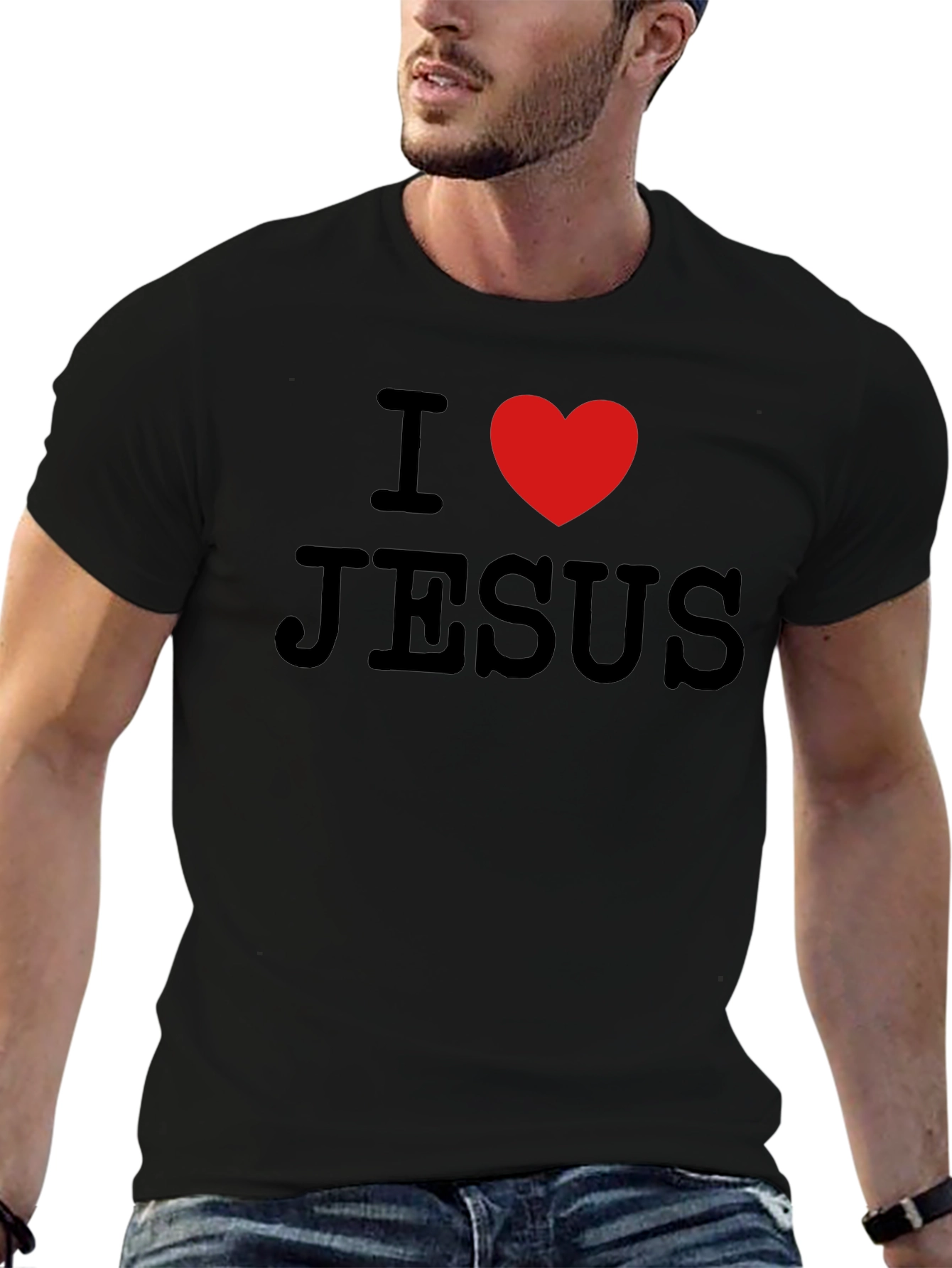 I Love Jesus T-Shirt - Religious Graphic Tee