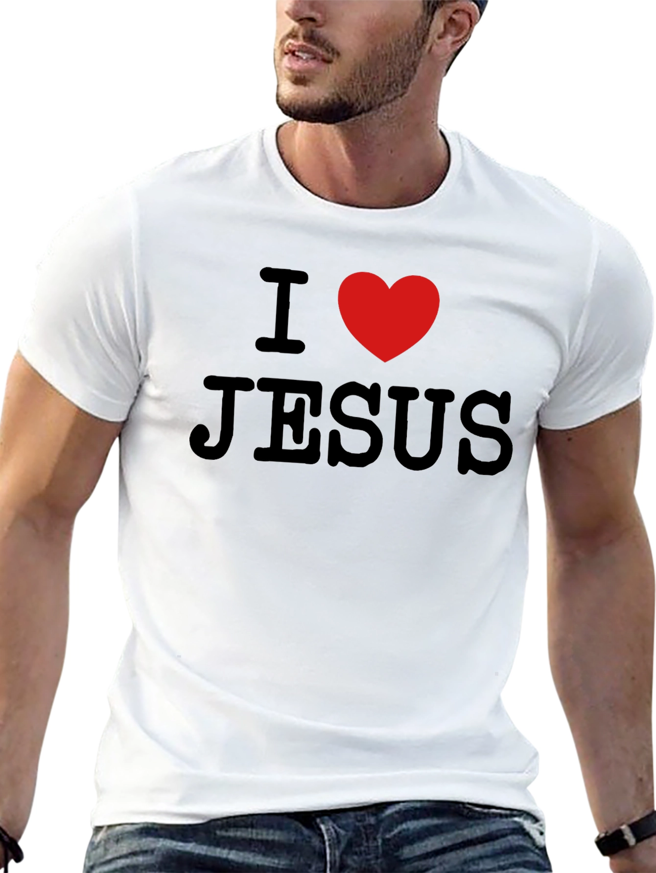 I Love Jesus T-Shirt - Religious Graphic Tee