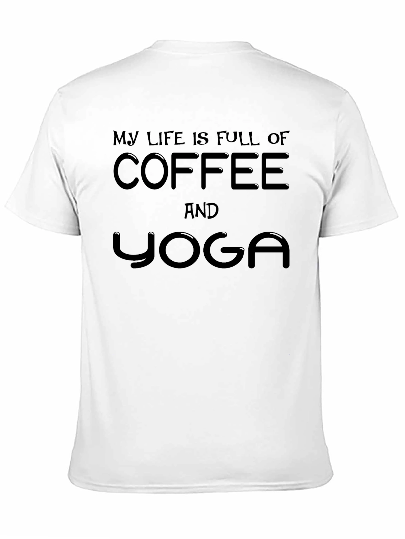 Coffee and Yoga Black Tee