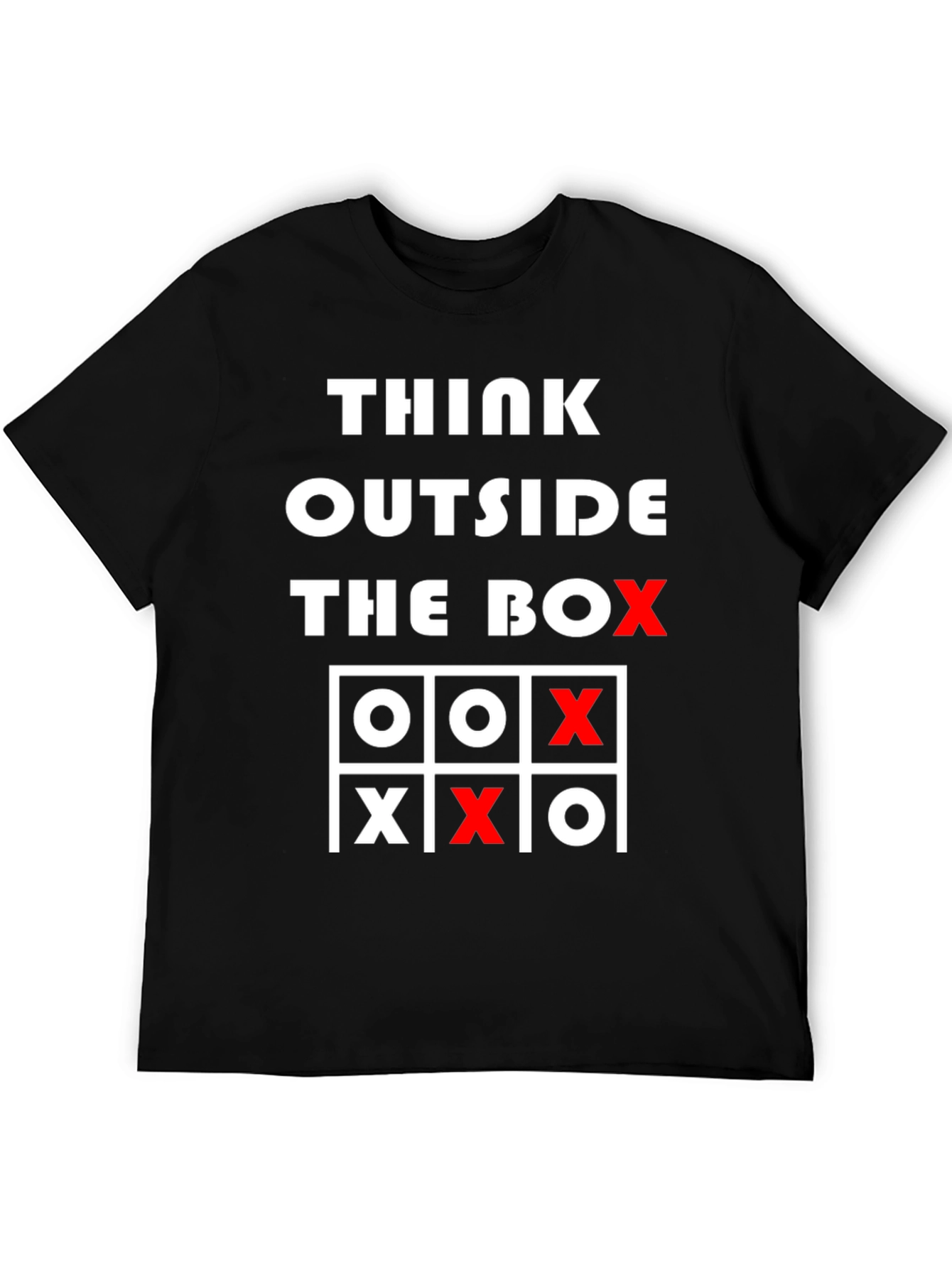 Think Outside the Box Tic-Tac-Toe Graphic Tee