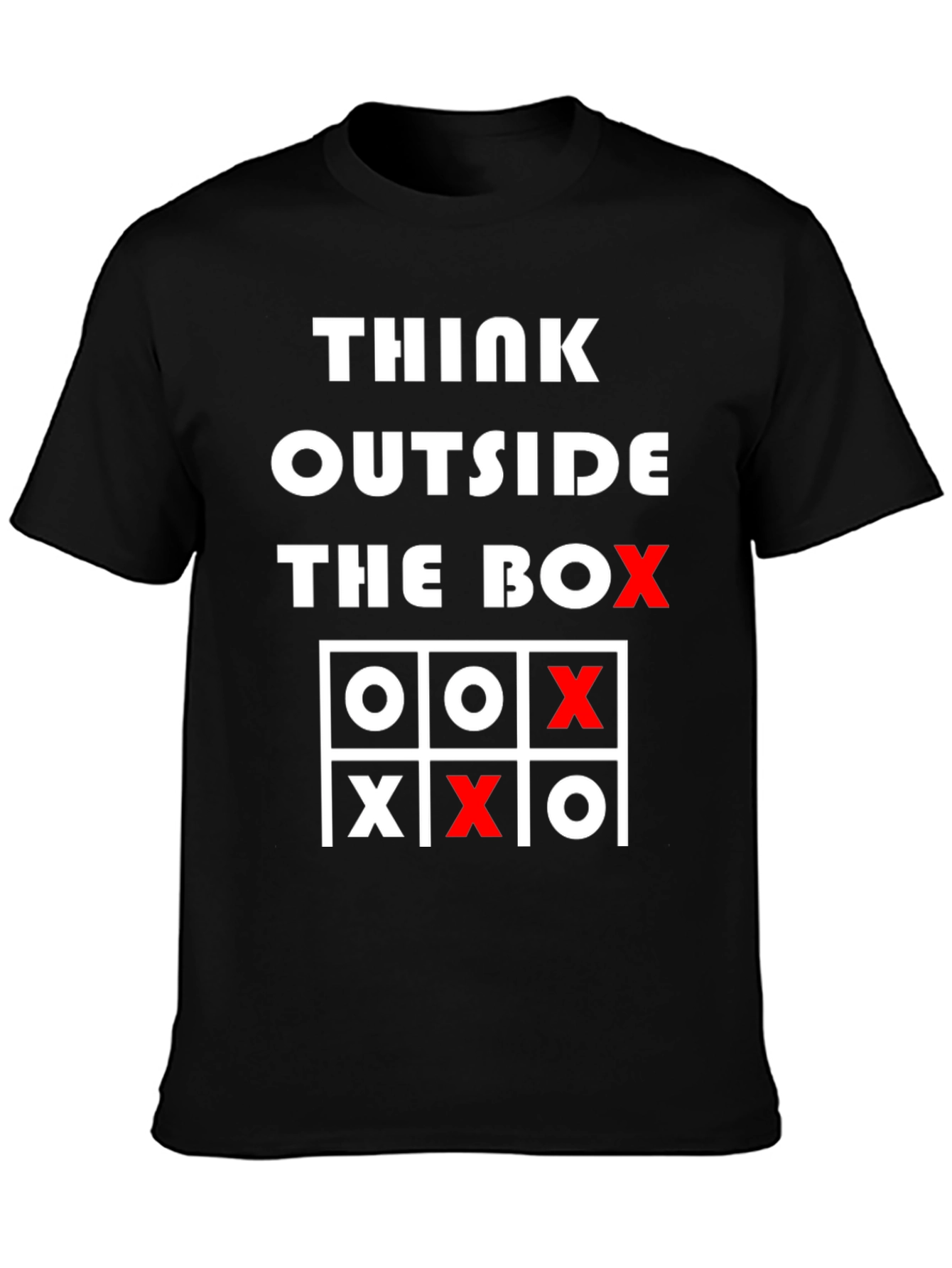 Think Outside the Box Tic-Tac-Toe Graphic Tee