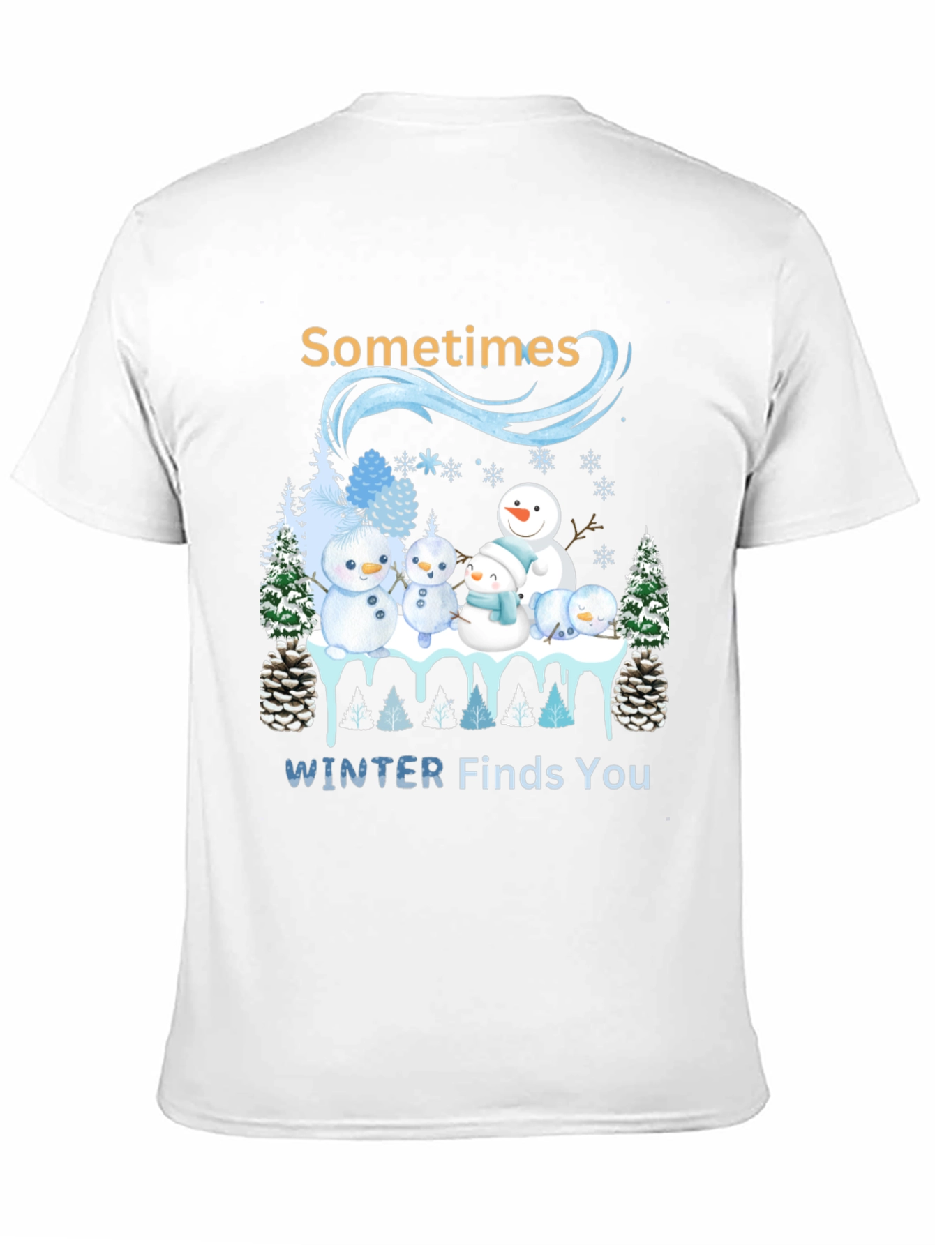 Winter Snowman Family T-Shirt