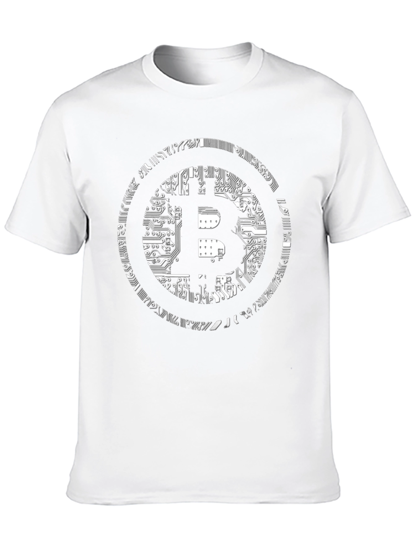 Bitcoin Circuit Board Black T-Shirt