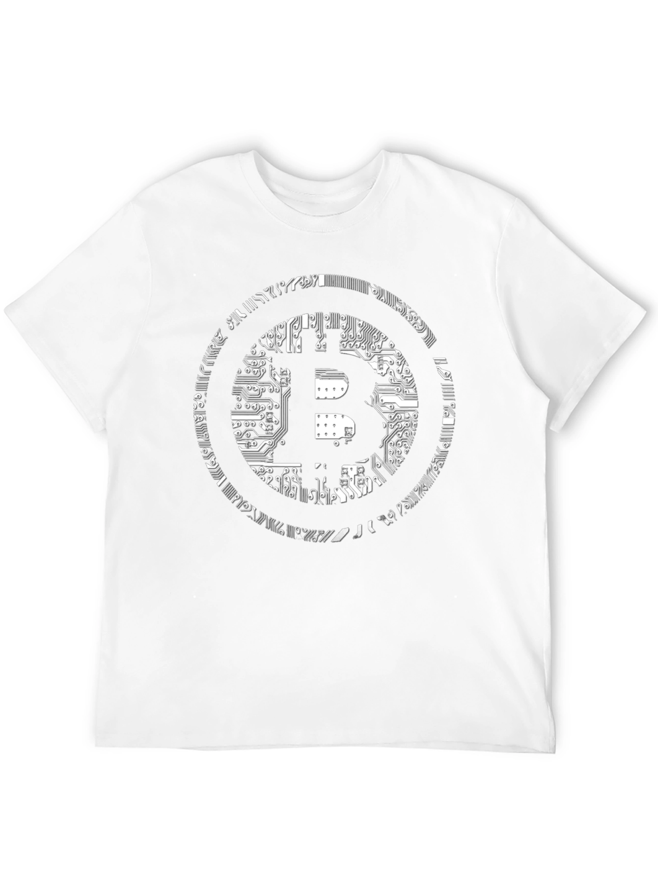 Bitcoin Circuit Board Black T-Shirt