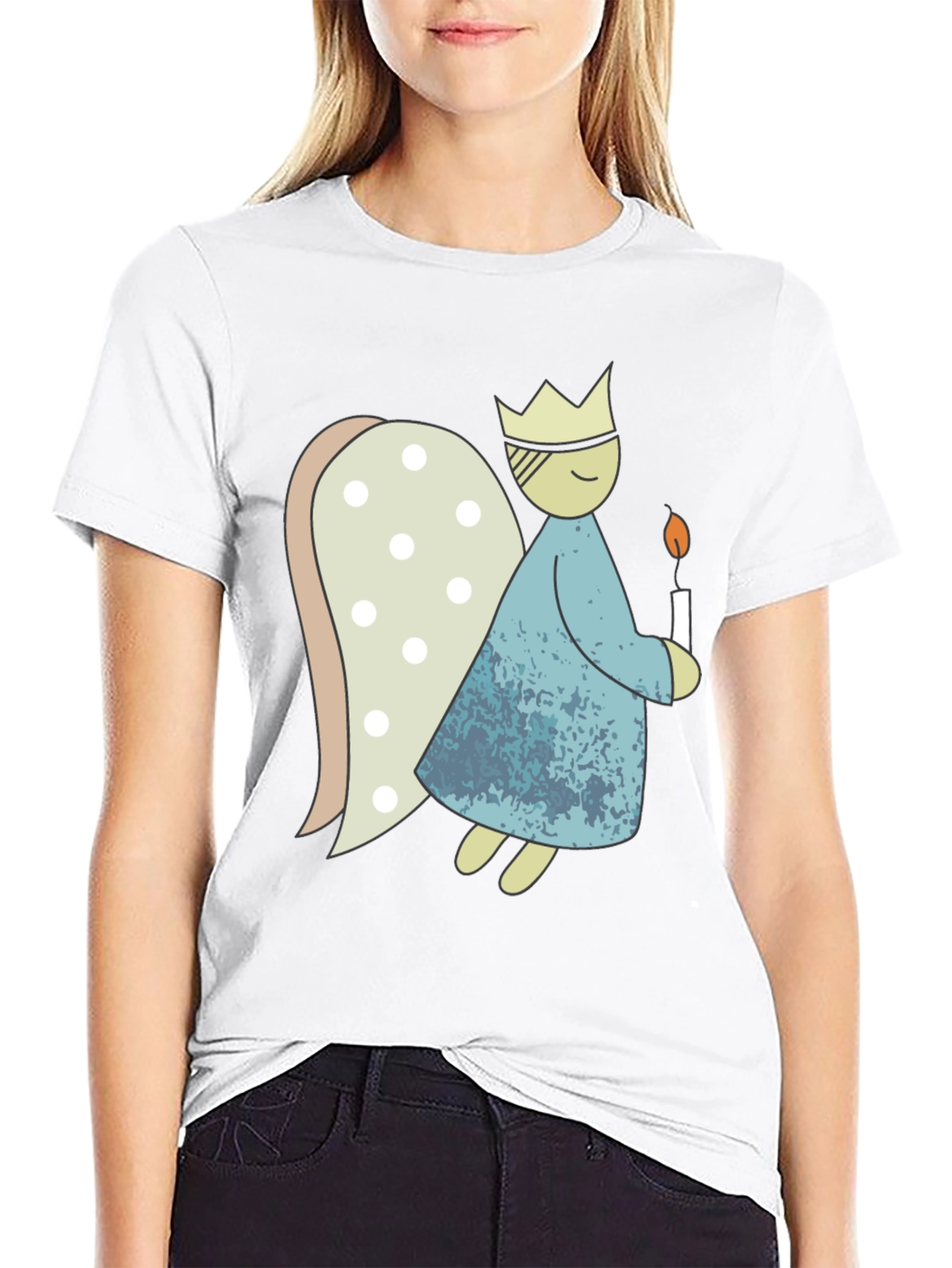 Whimsical Angel T-Shirt - Unique Graphic Tee